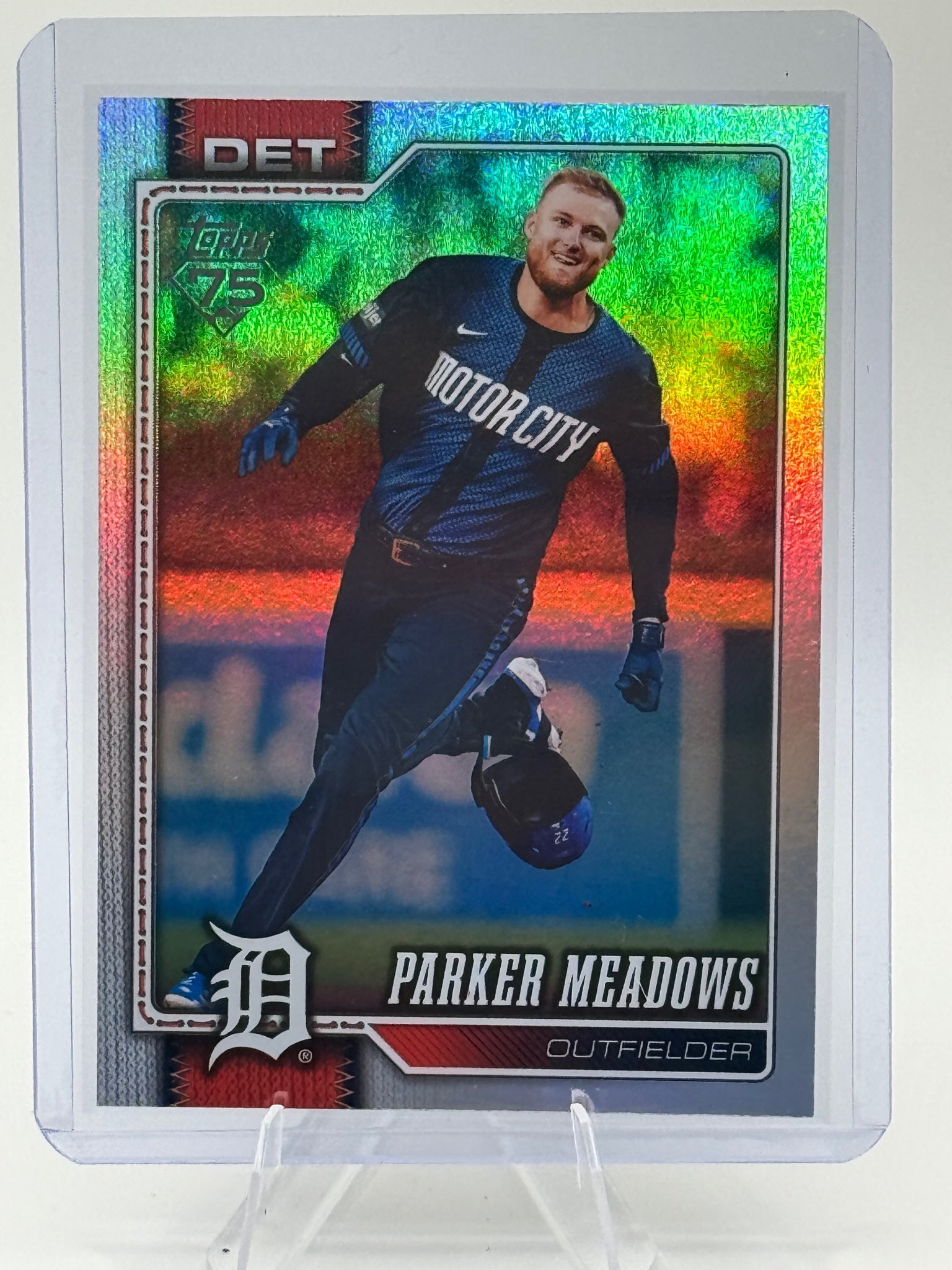 2026 Topps Parker Meadows #404 Rainbow Foil Detroit Tigers Near Mint or Better