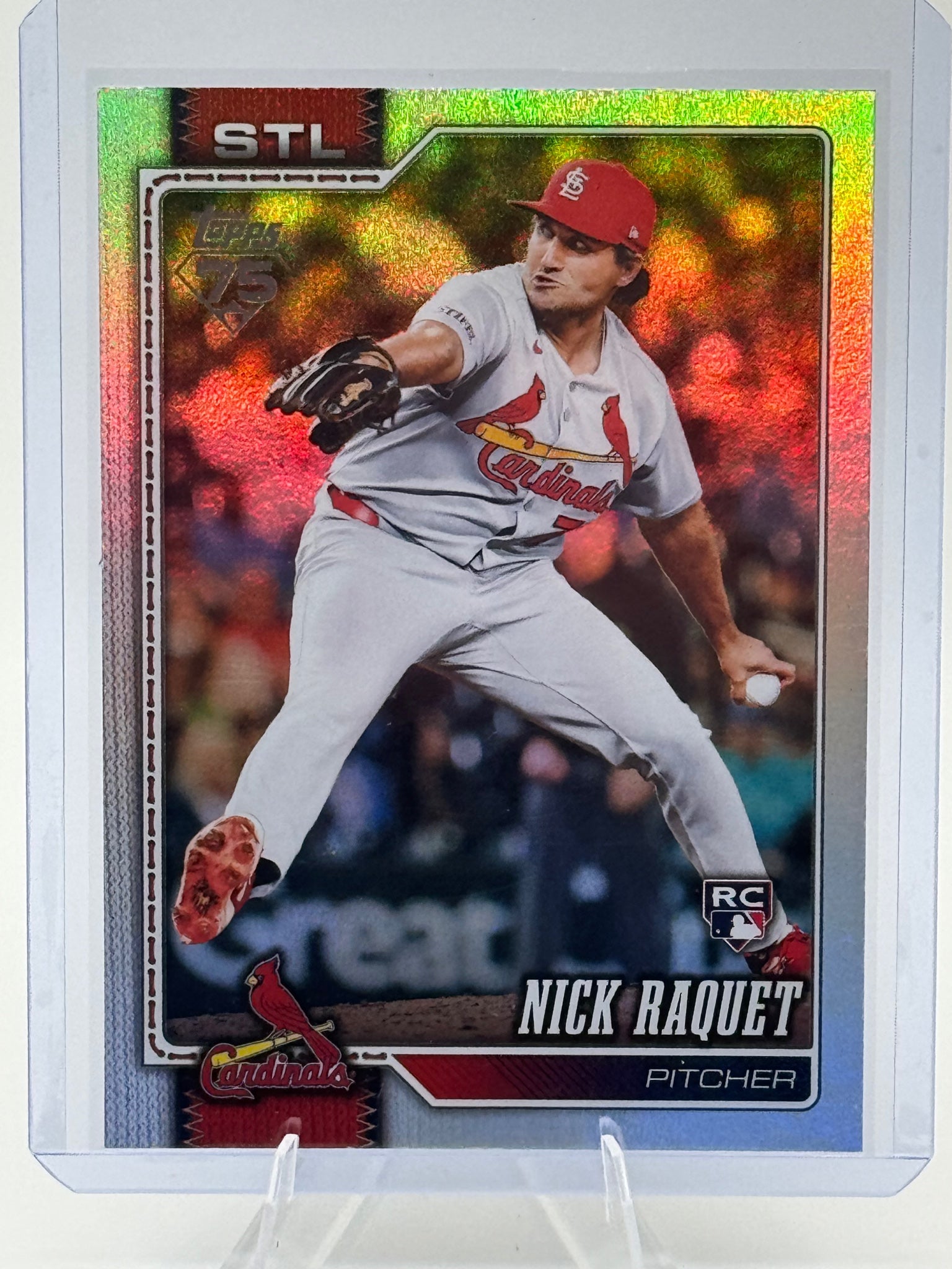 2026 Topps Nick Raquet #385 Rainbow Foil St. Louis Cardinals Near Mint or Better