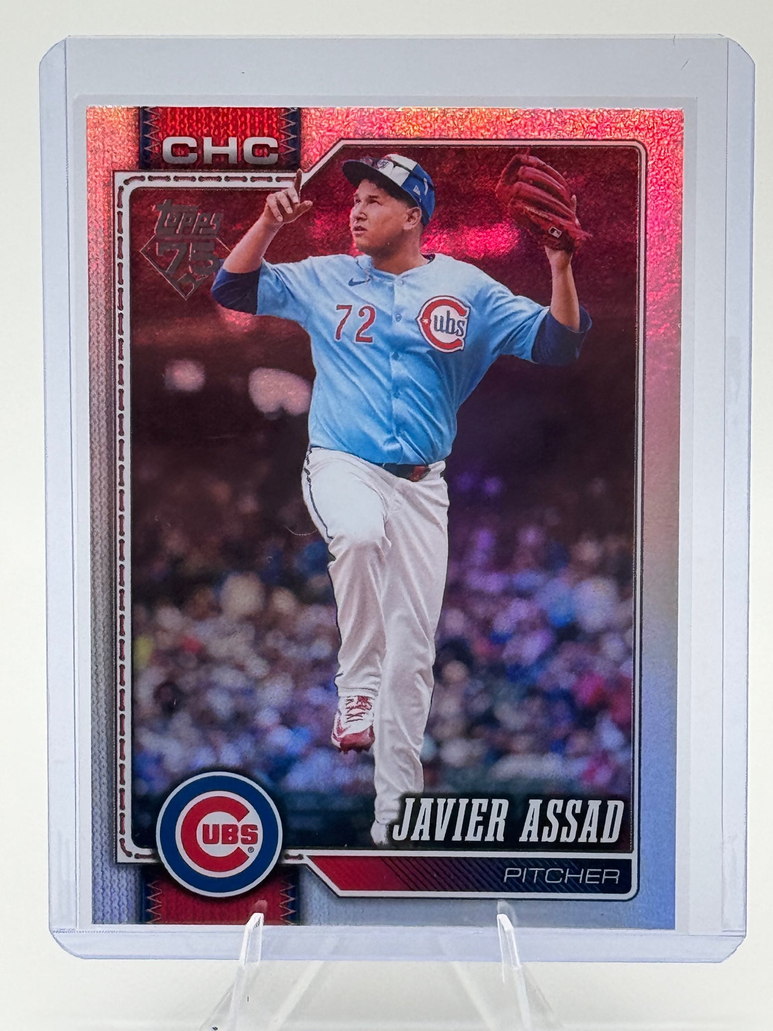 2026 Topps Javier Assad #535 Rainbow Foil Chicago Cubs Near Mint or Better