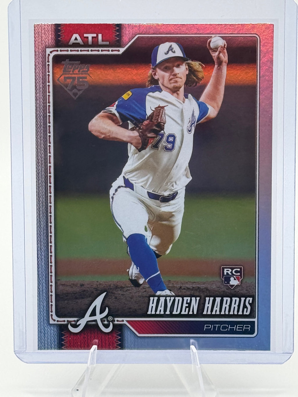 2026 Topps Hayden Harris #410 Rainbow Foil Atlanta Braves Near Mint or Better