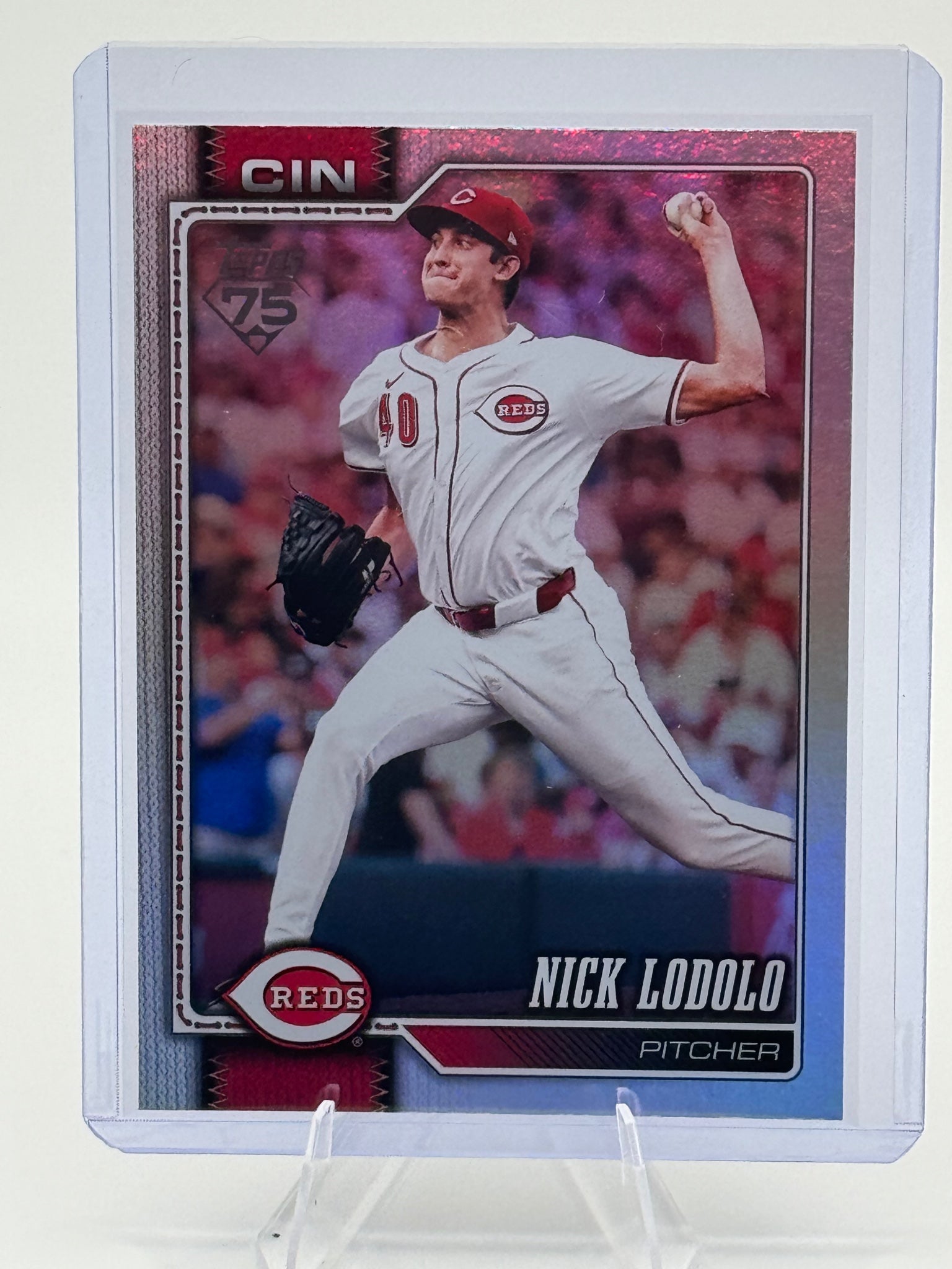 2026 Topps Nick Lodolo #643 Rainbow Foil Cincinnati Reds Near Mint or Better