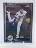 2026 Topps Chrome Roki Sasaki #199 Los Angeles Dodgers Near Mint or Better