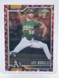 2026 Topps Chrome Luis Morales #294 Baseball Seams Refractors Athletics NM