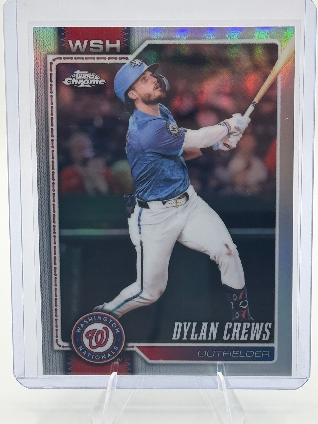 2026 Topps Chrome Dylan Crews #54 Refractors Washington Nationals NM