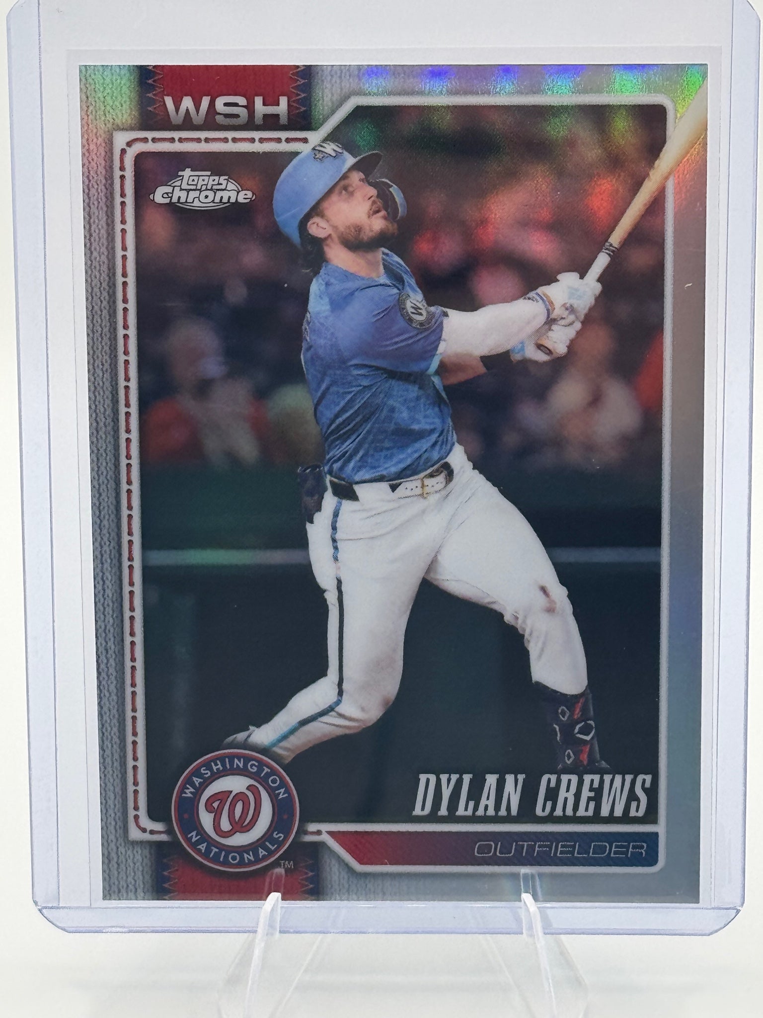 2026 Topps Chrome Dylan Crews #54 Refractors Washington Nationals NM