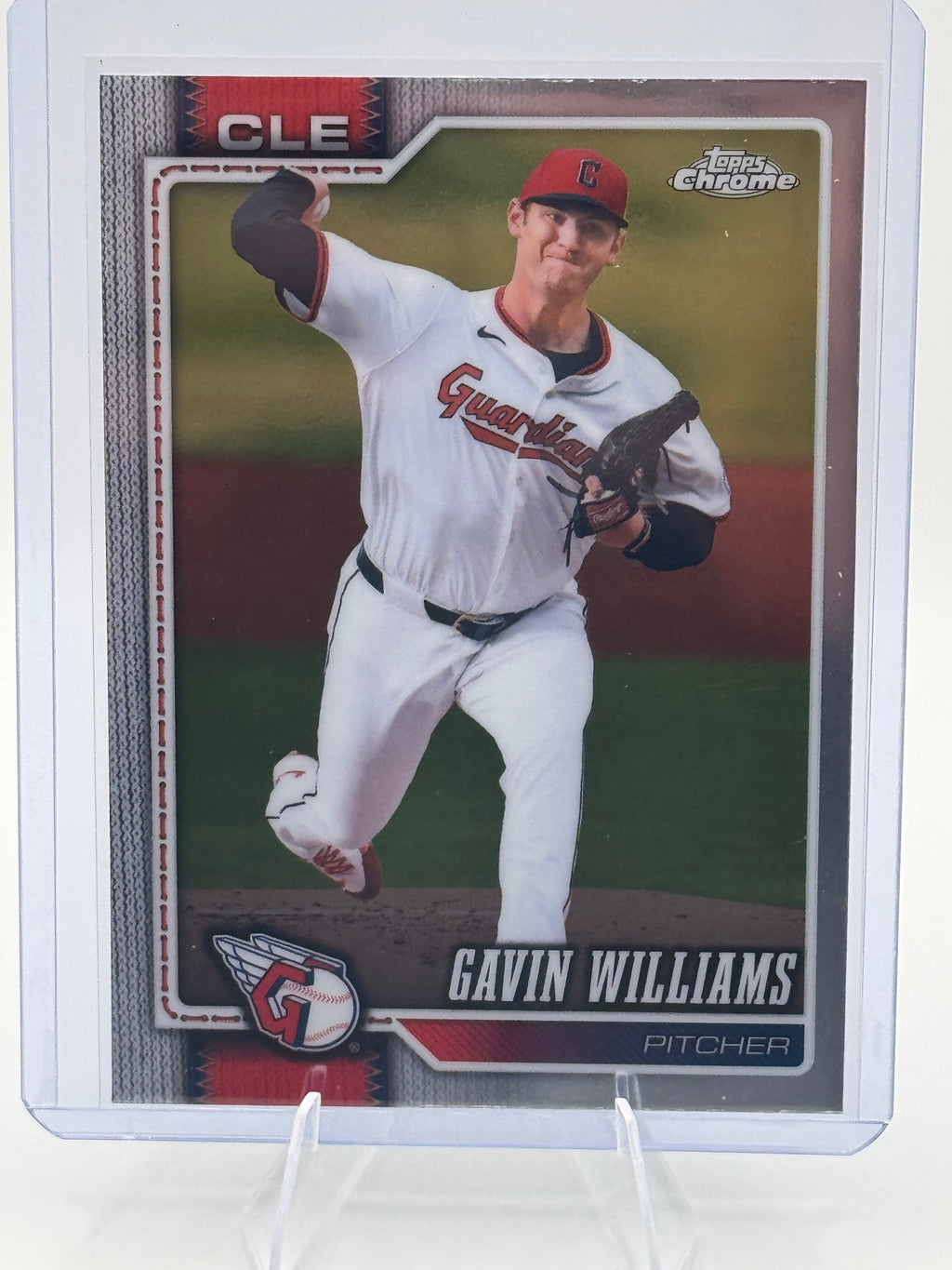 2026 Topps Chrome Gavin Williams #37 Cleveland Guardians Near Mint or Better