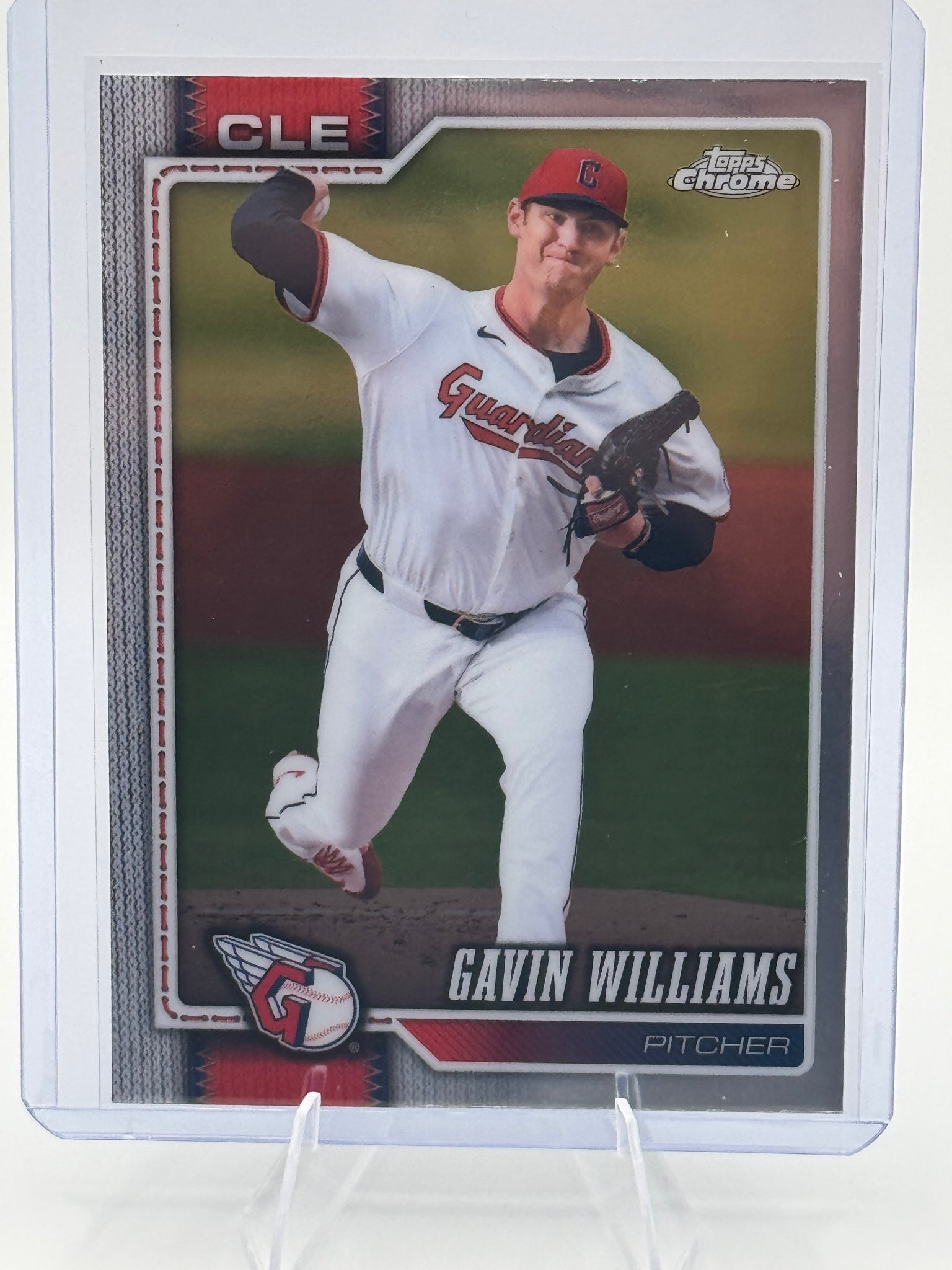 2026 Topps Chrome Gavin Williams #37 Cleveland Guardians Near Mint or Better