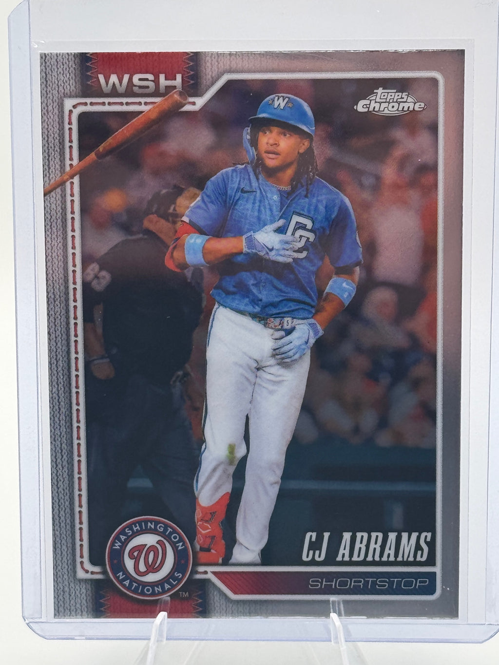 2026 Topps Chrome CJ Abrams #243 Washington Nationals Near Mint or Better