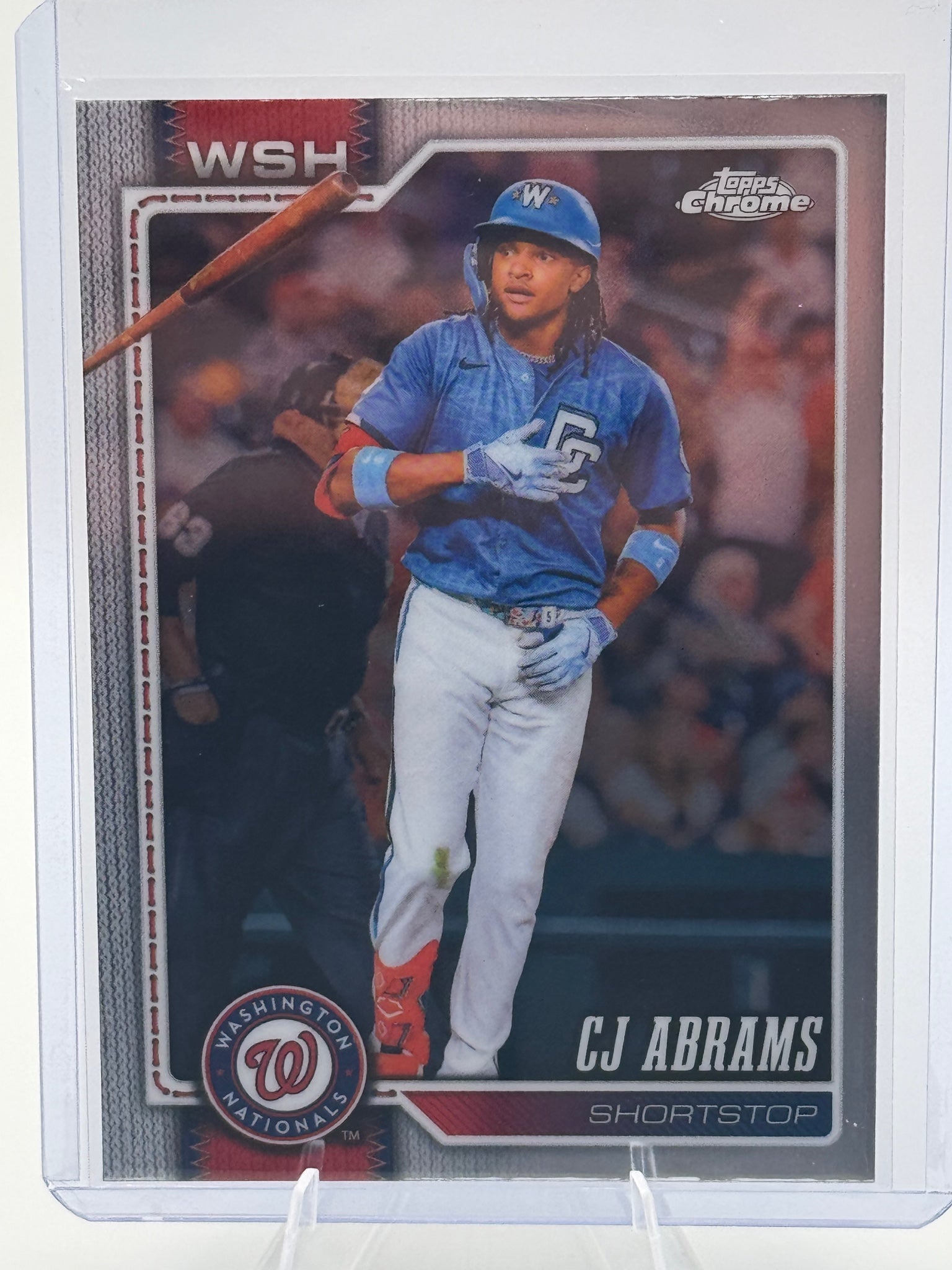 2026 Topps Chrome CJ Abrams #243 Washington Nationals Near Mint or Better