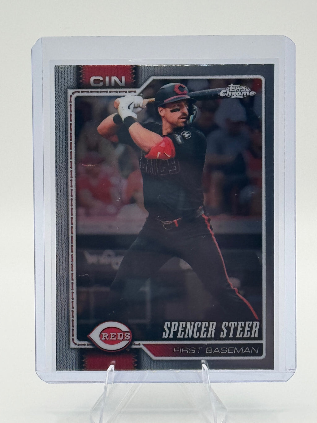 2026 Topps Chrome Spencer Steer #40 Cincinnati Reds Near Mint or Better