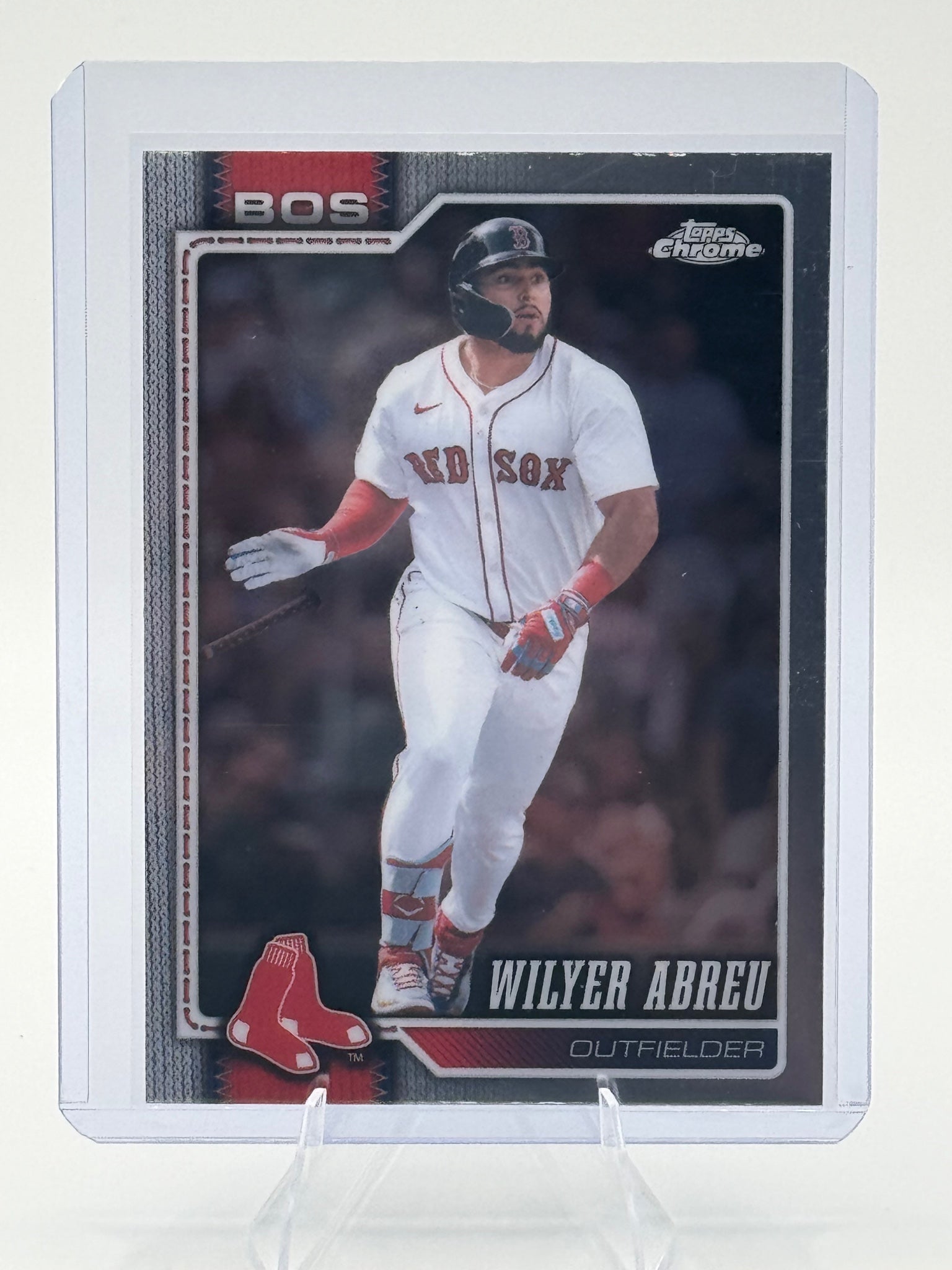 2026 Topps Chrome Wilyer Abreu #165 Boston Red Sox Near Mint or Better