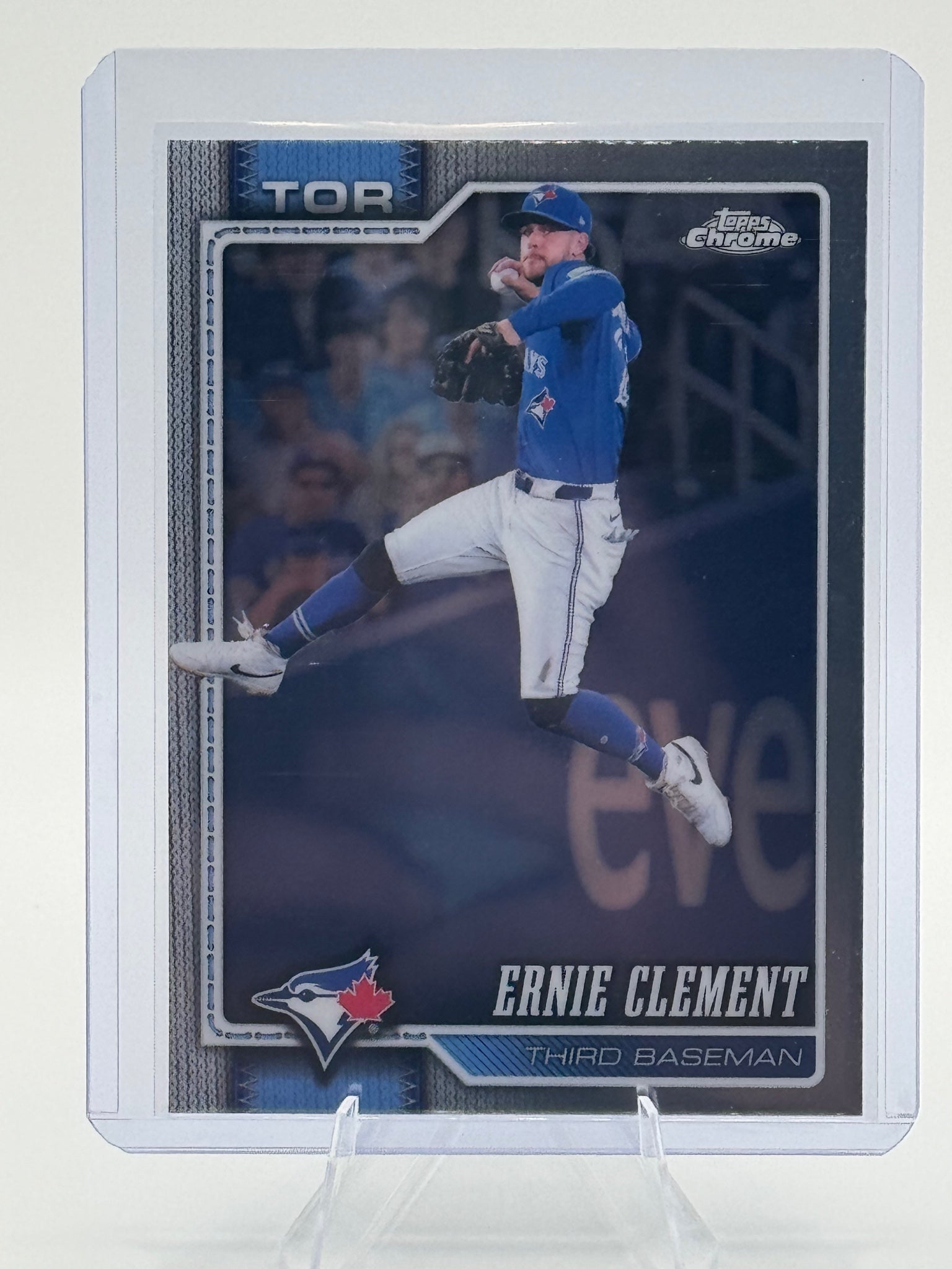 2026 Topps Chrome Ernie Clement #106 Toronto Blue Jays Near Mint or Better