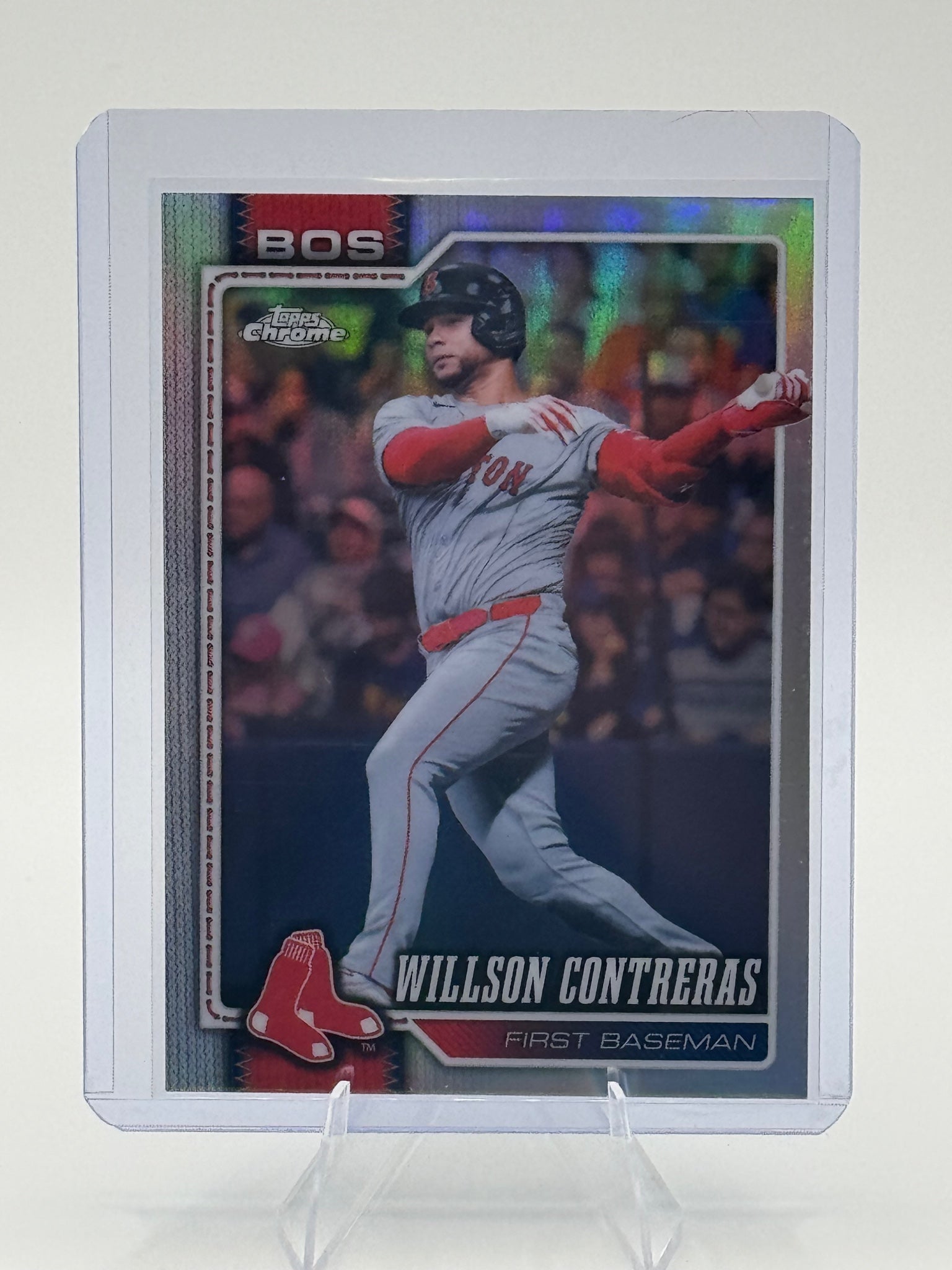 2026 Topps Chrome Willson Contreras #280 Refractors Boston Red Sox Near Mint