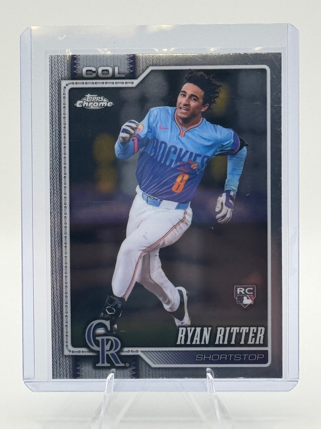 2026 Topps Chrome Ryan Ritter #122 Colorado Rockies Near Mint or Better
