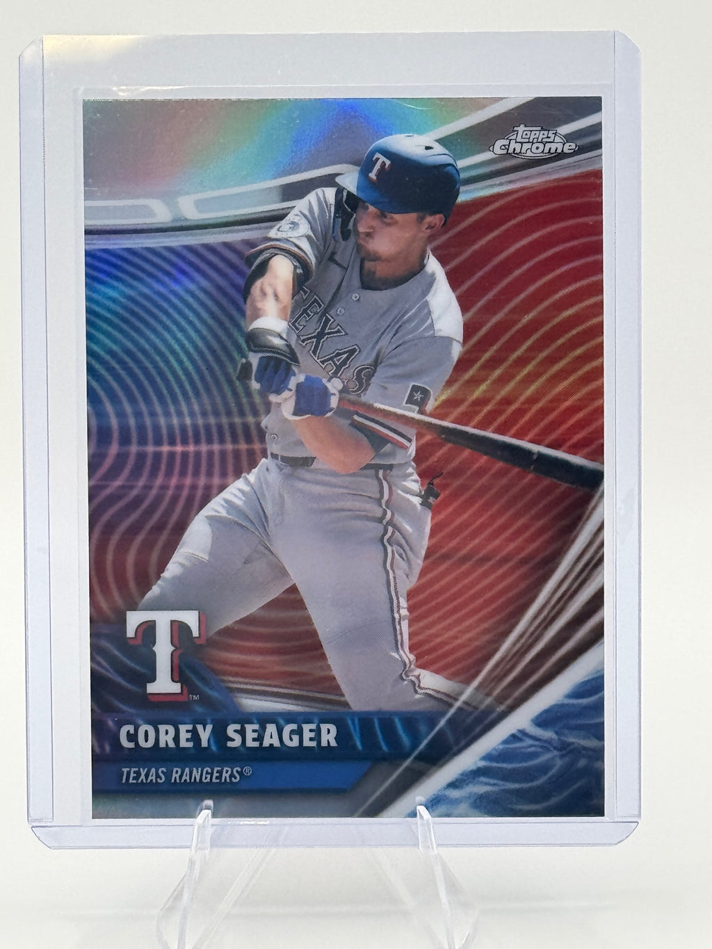 2026 Topps Chrome Corey Seager #RVA-22 Chrome Rivals Rangers NM