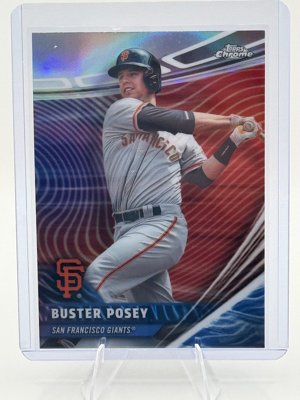 2026 Topps Chrome Buster Posey #RVA-17 Chrome Rivals Giants NM