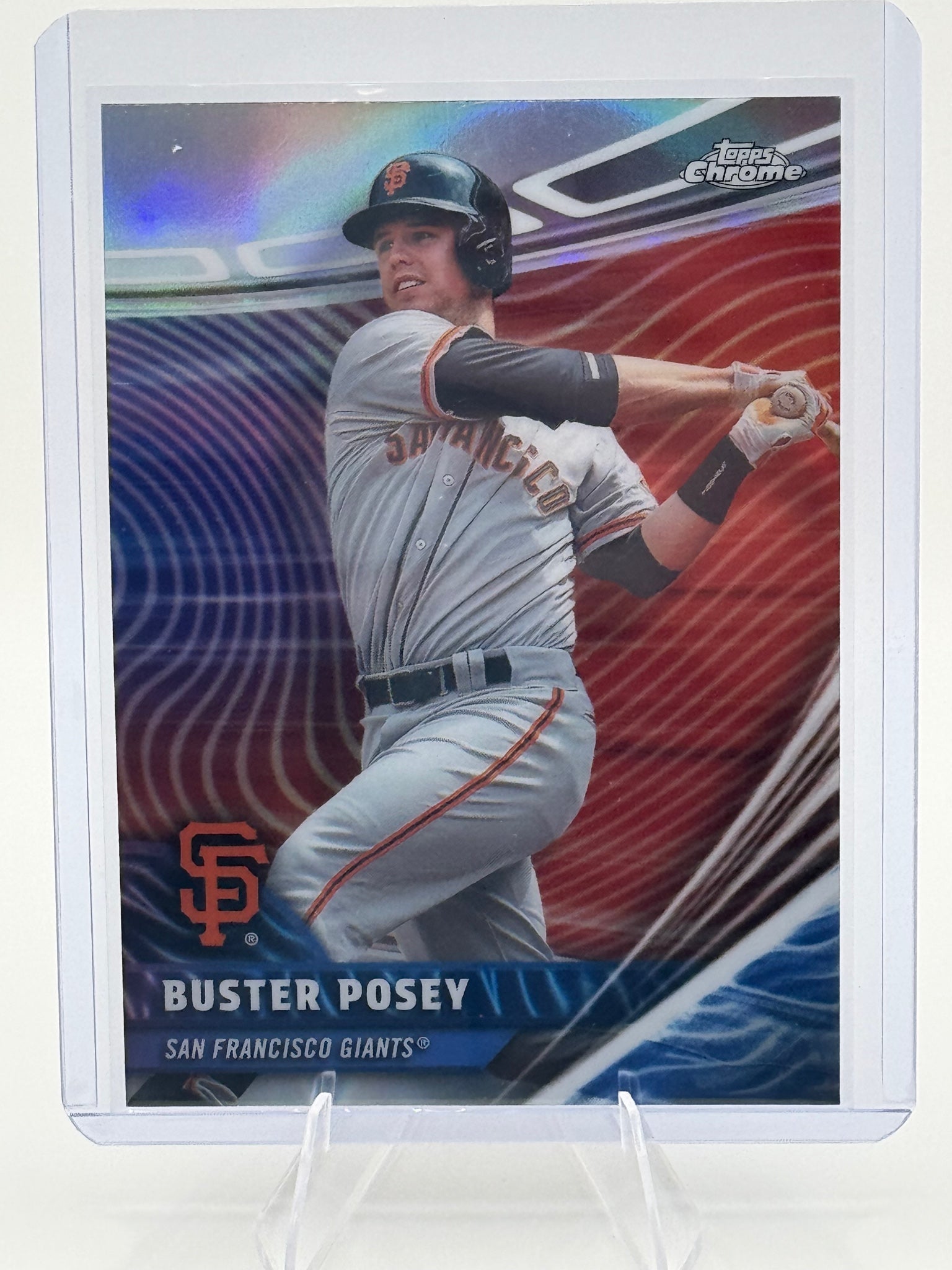 2026 Topps Chrome Buster Posey #RVA-17 Chrome Rivals Giants NM