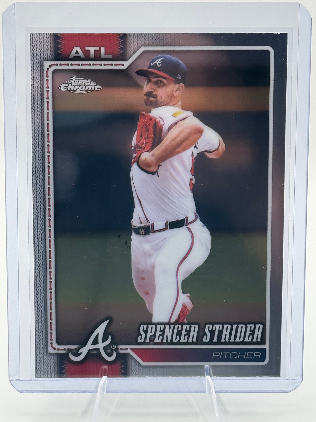 2026 Topps Chrome Spencer Strider #110 Atlanta Braves Near Mint or Better