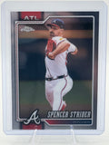 2026 Topps Chrome Spencer Strider #110 Atlanta Braves Near Mint or Better