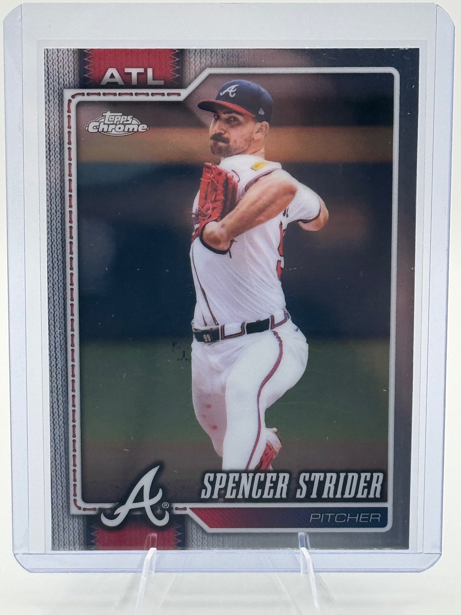 2026 Topps Chrome Spencer Strider #110 Atlanta Braves Near Mint or Better