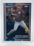 2026 Topps Chrome Agustín Ramírez #222 Refractors Miami Marlins Near Mint