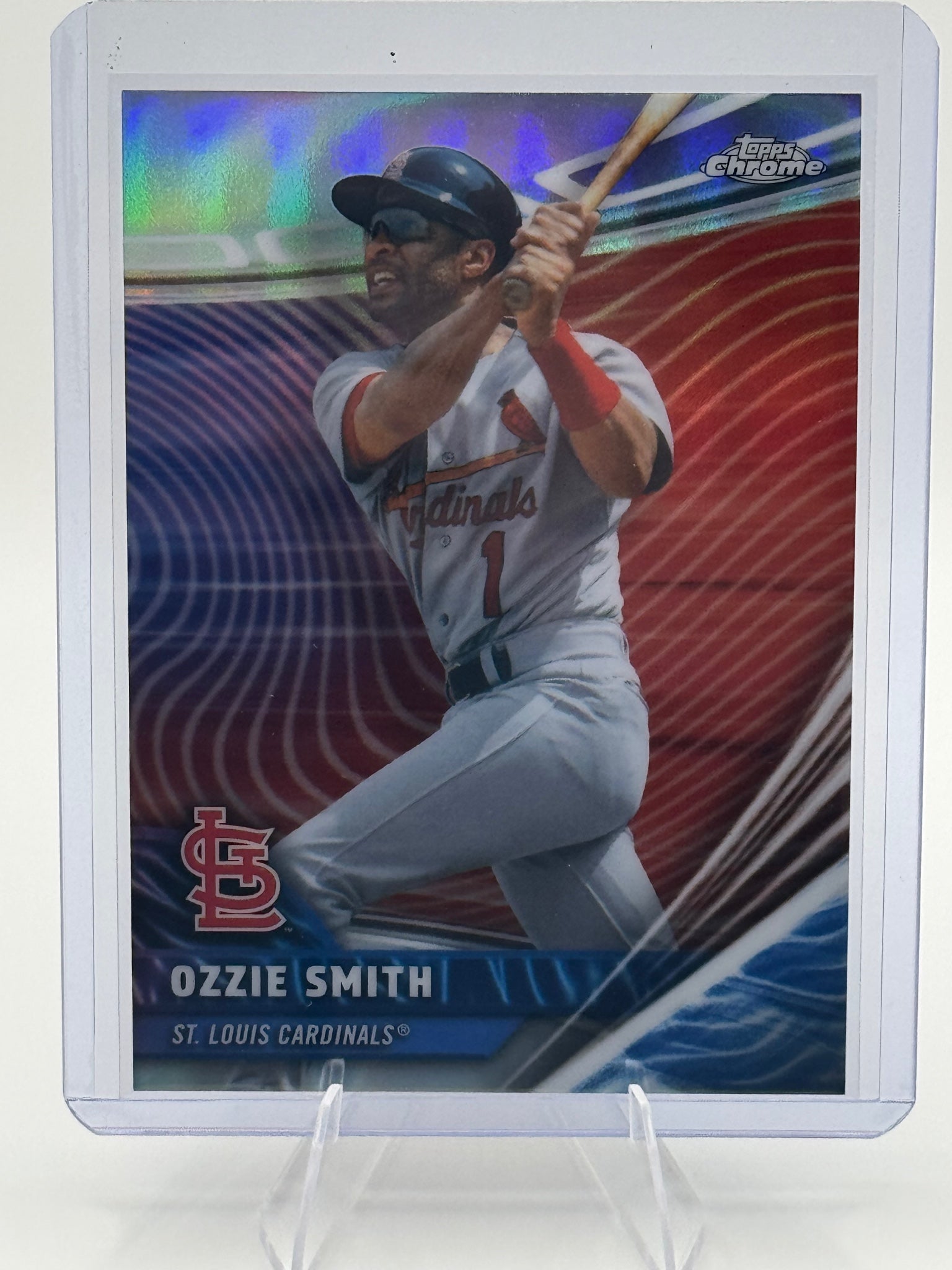2026 Topps Chrome Ozzie Smith #RVA-18 Chrome Rivals Away St. Louis Cardinals NM