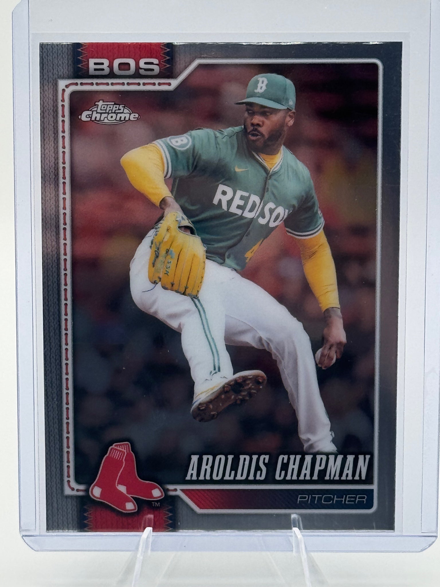 2026 Topps Chrome Aroldis Chapman #145 Boston Red Sox Near Mint or Better
