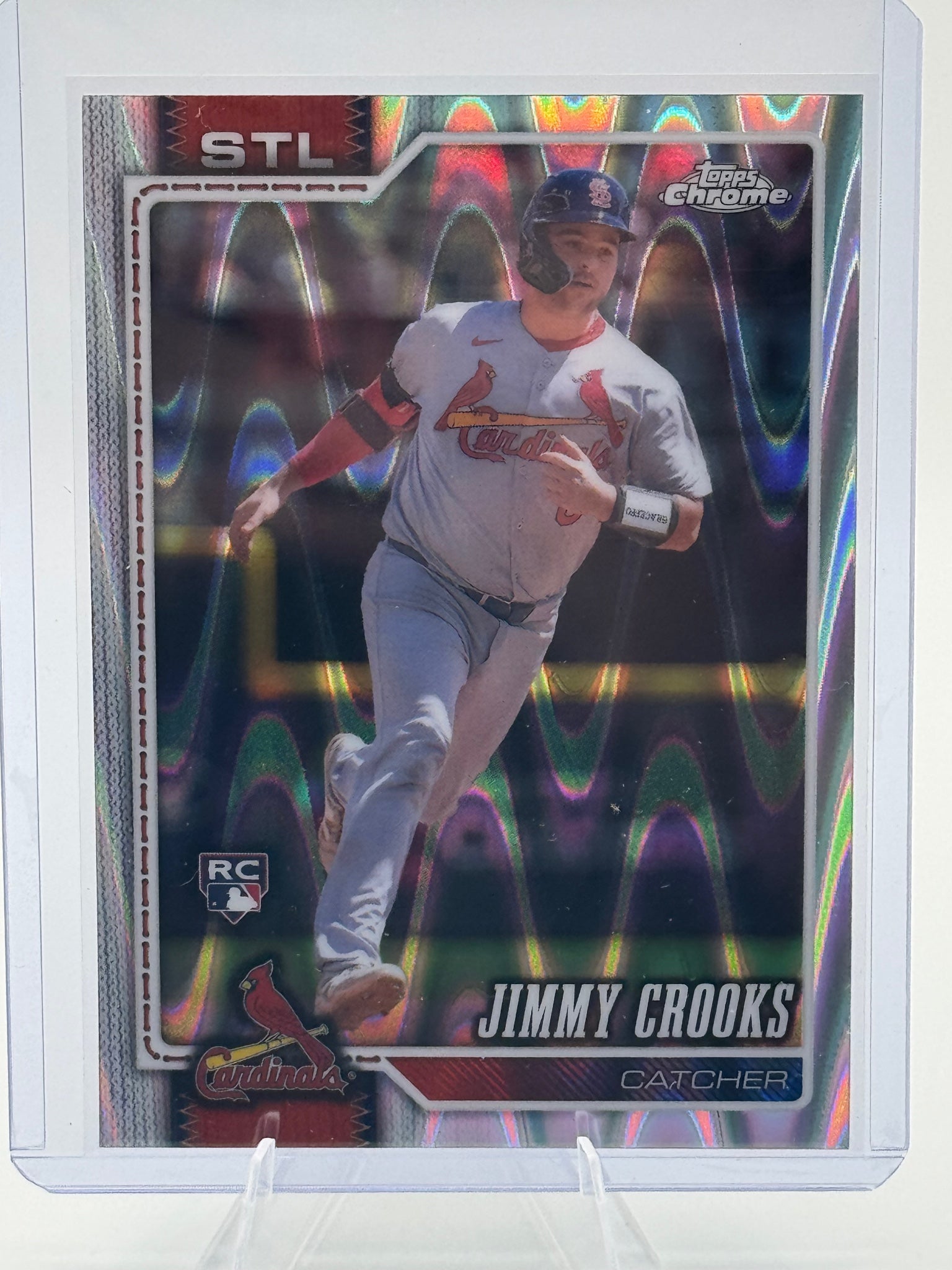 2026 Topps Chrome Jimmy Crooks #291 Raywave Refractors St. Louis Cardinals NM
