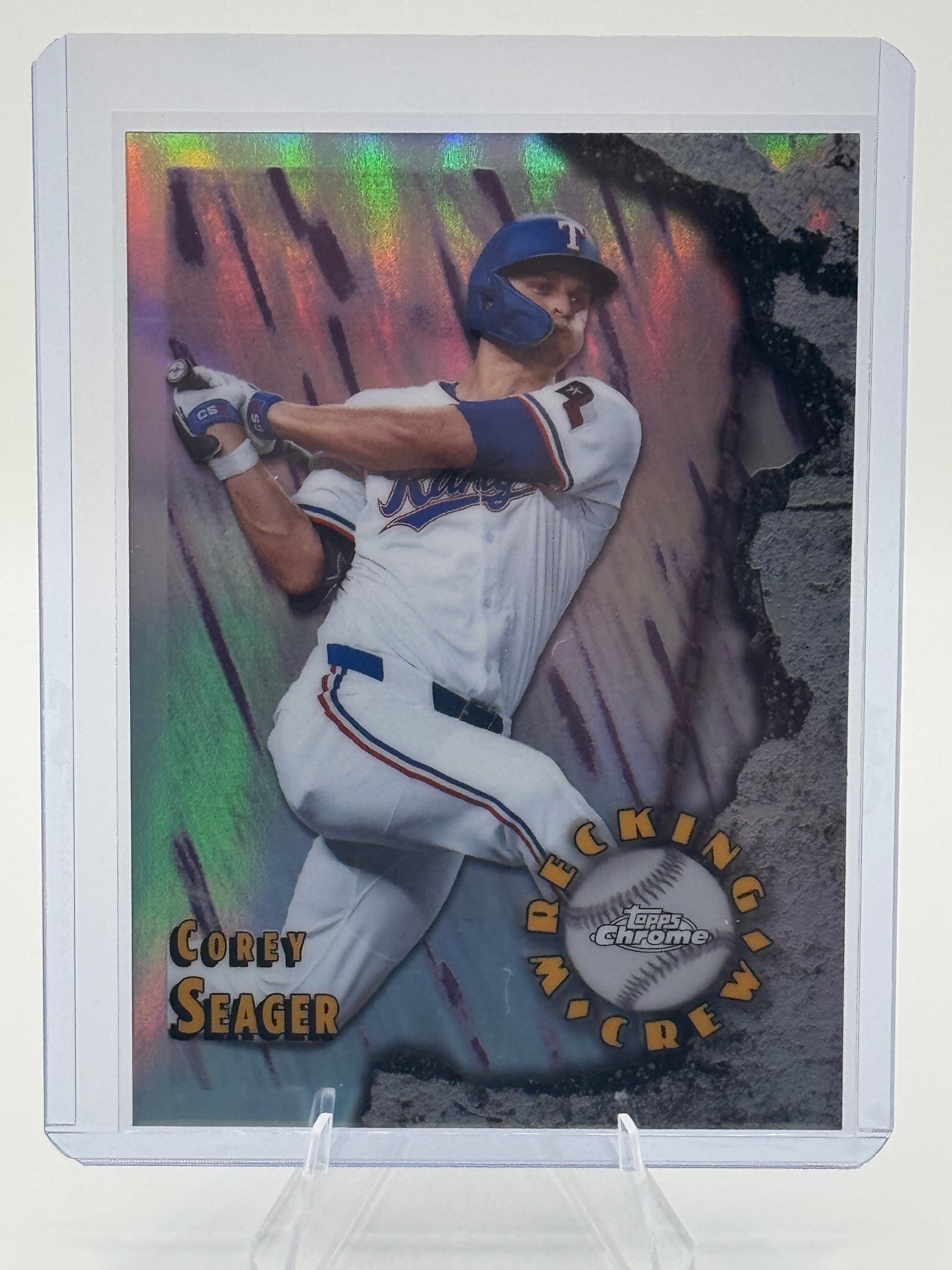 2026 Topps Chrome Corey Seager #WC-16 Wrecking Crew Texas Rangers NM