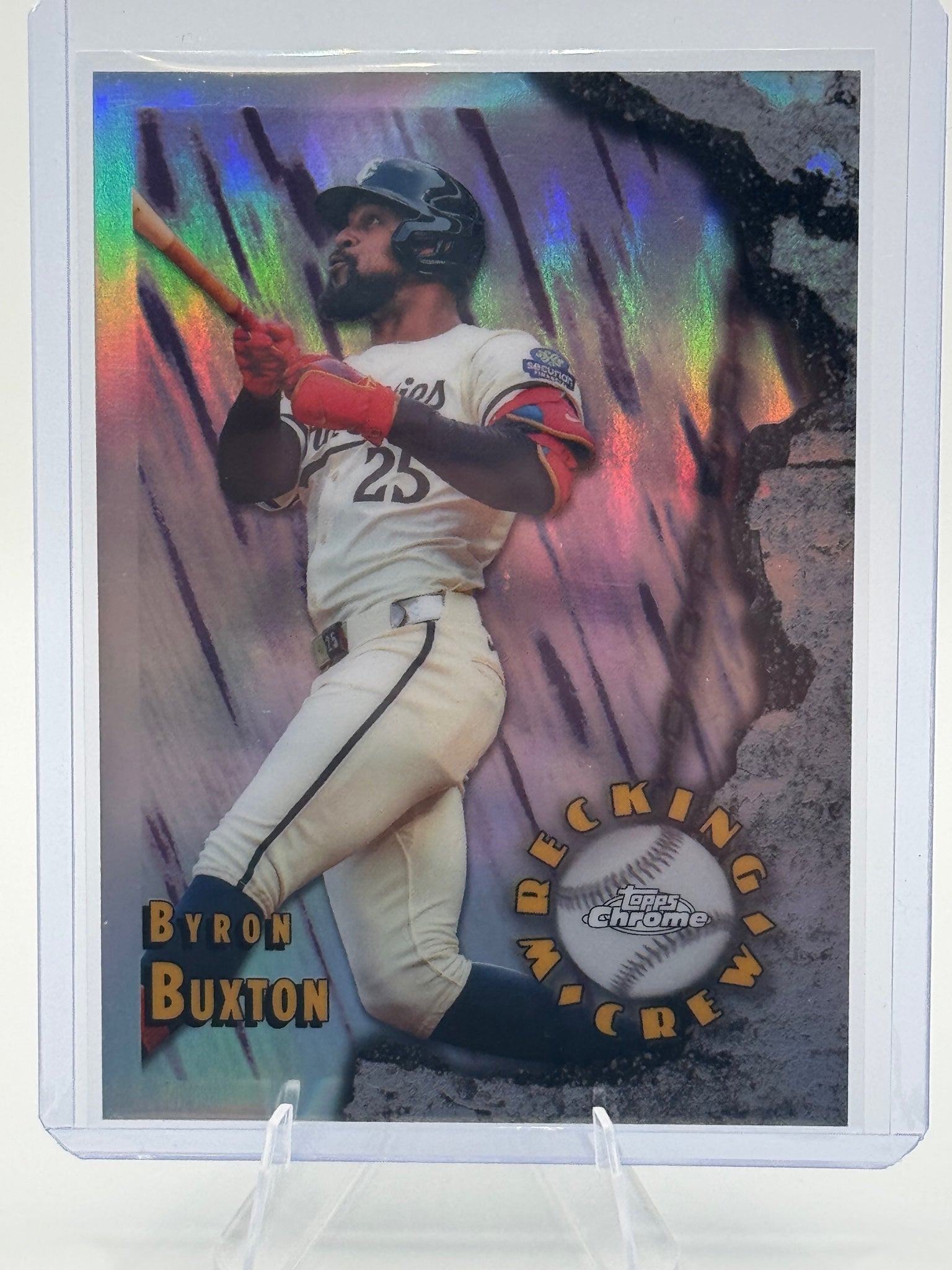 2026 Topps Chrome Byron Buxton #WC-11 Wrecking Crew Minnesota Twins NM