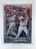 2026 Topps Chrome Barry Larkin / Elly De La Cruz #PTP-5 Past to Present Reds NM