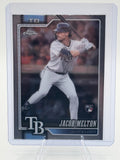 2026 Topps Chrome Jacob Melton #245 Tampa Bay Rays Near Mint or Better