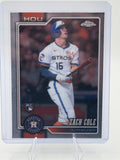 2026 Topps Chrome Zach Cole #107 Houston Astros Near Mint or Better