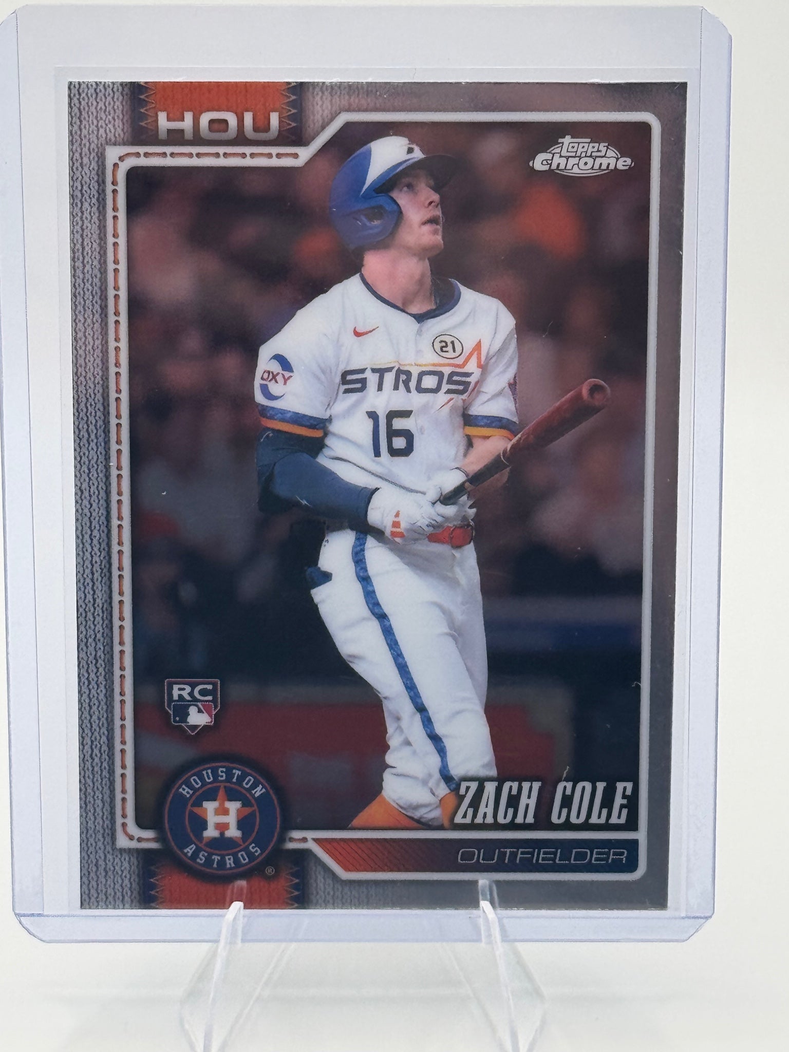 2026 Topps Chrome Zach Cole #107 Houston Astros Near Mint or Better