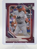2026 Donruss Alex Rodriguez #59 Purple Texas Rangers Near Mint or Better