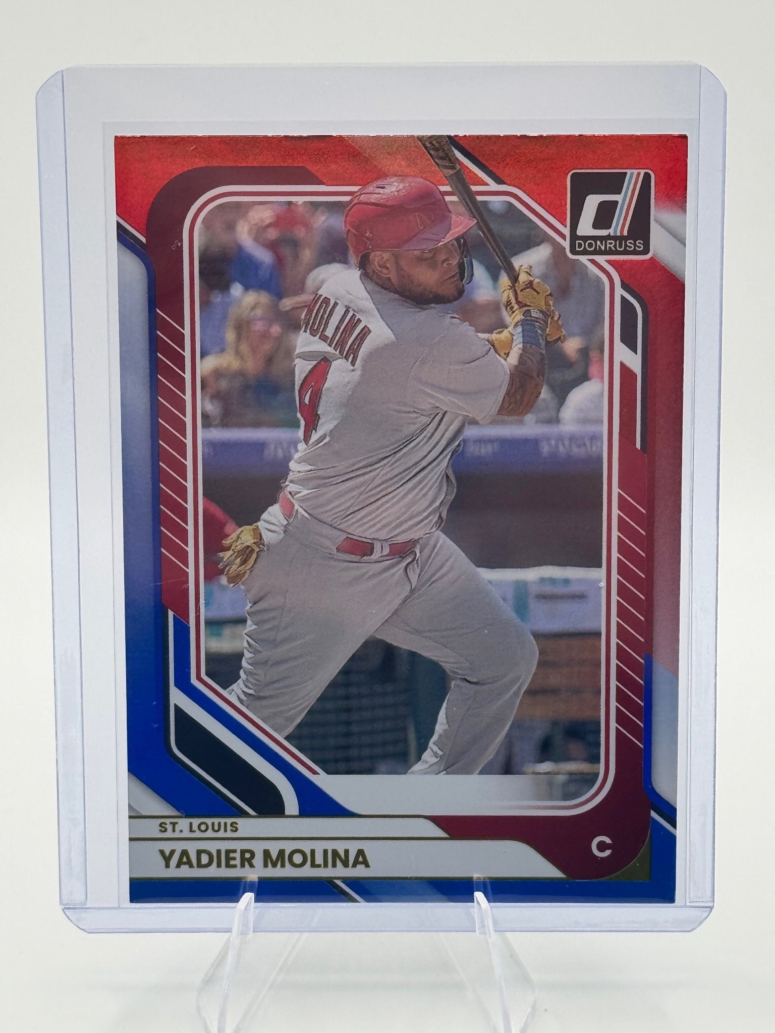 2026 Donruss Yadier Molina #47 Red and Blue St. Louis Cardinals Near Mint