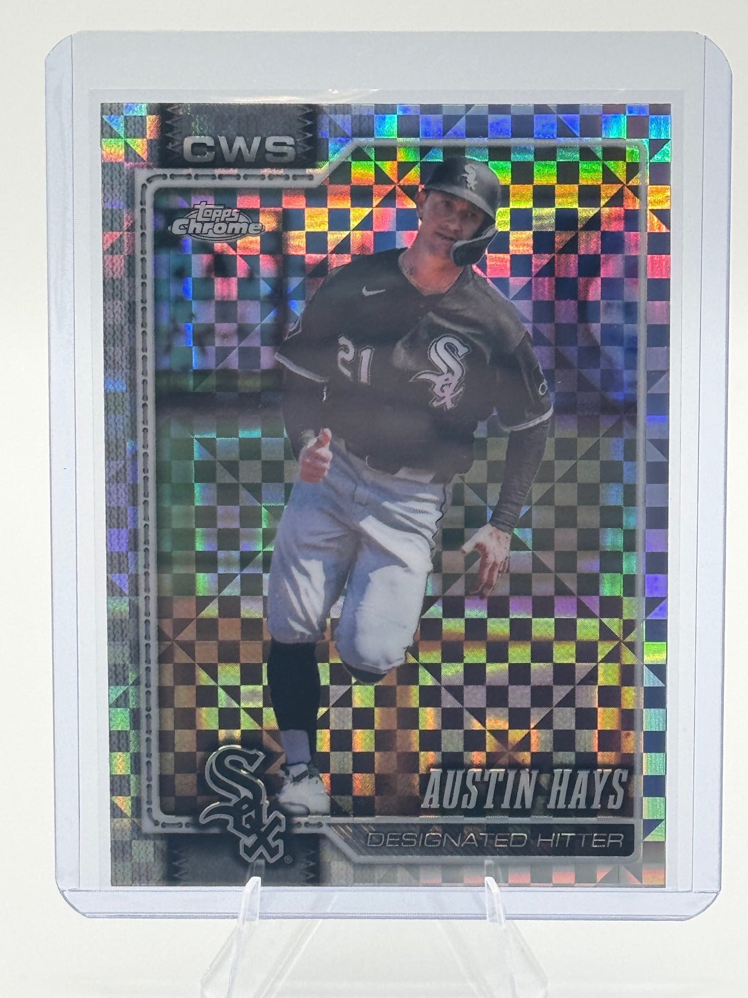 2026 Topps Chrome Austin Hays #293 X-Fractors Chicago White Sox Near Mint