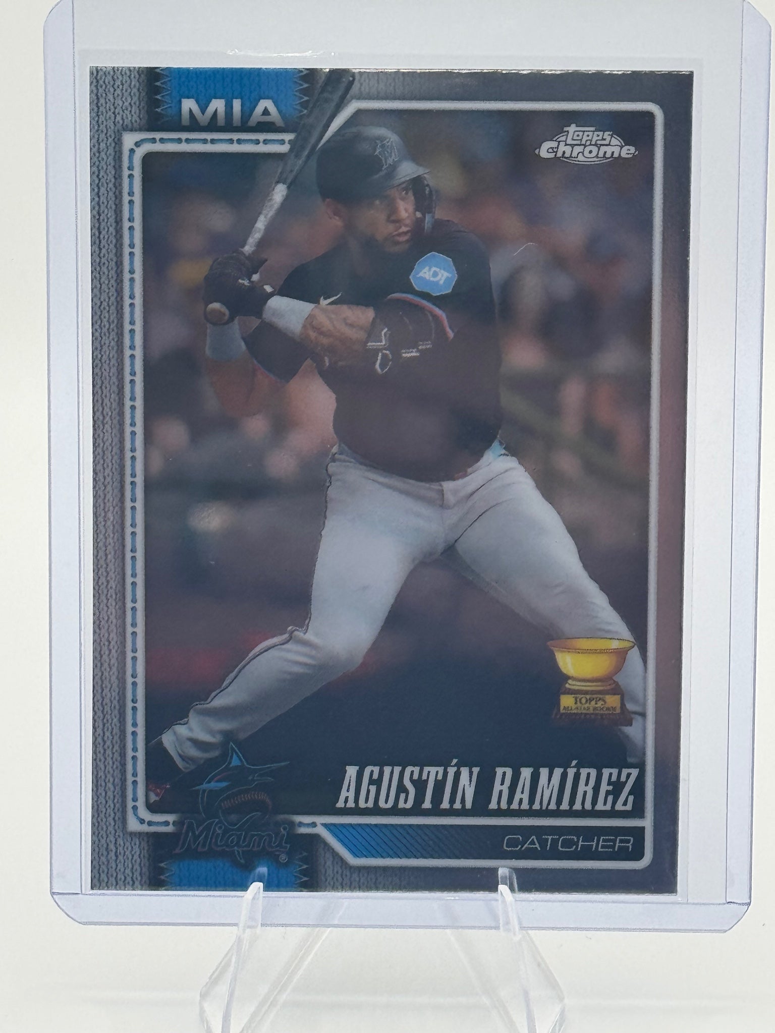 2026 Topps Chrome Agustín Ramírez #222 Miami Marlins Near Mint or Better