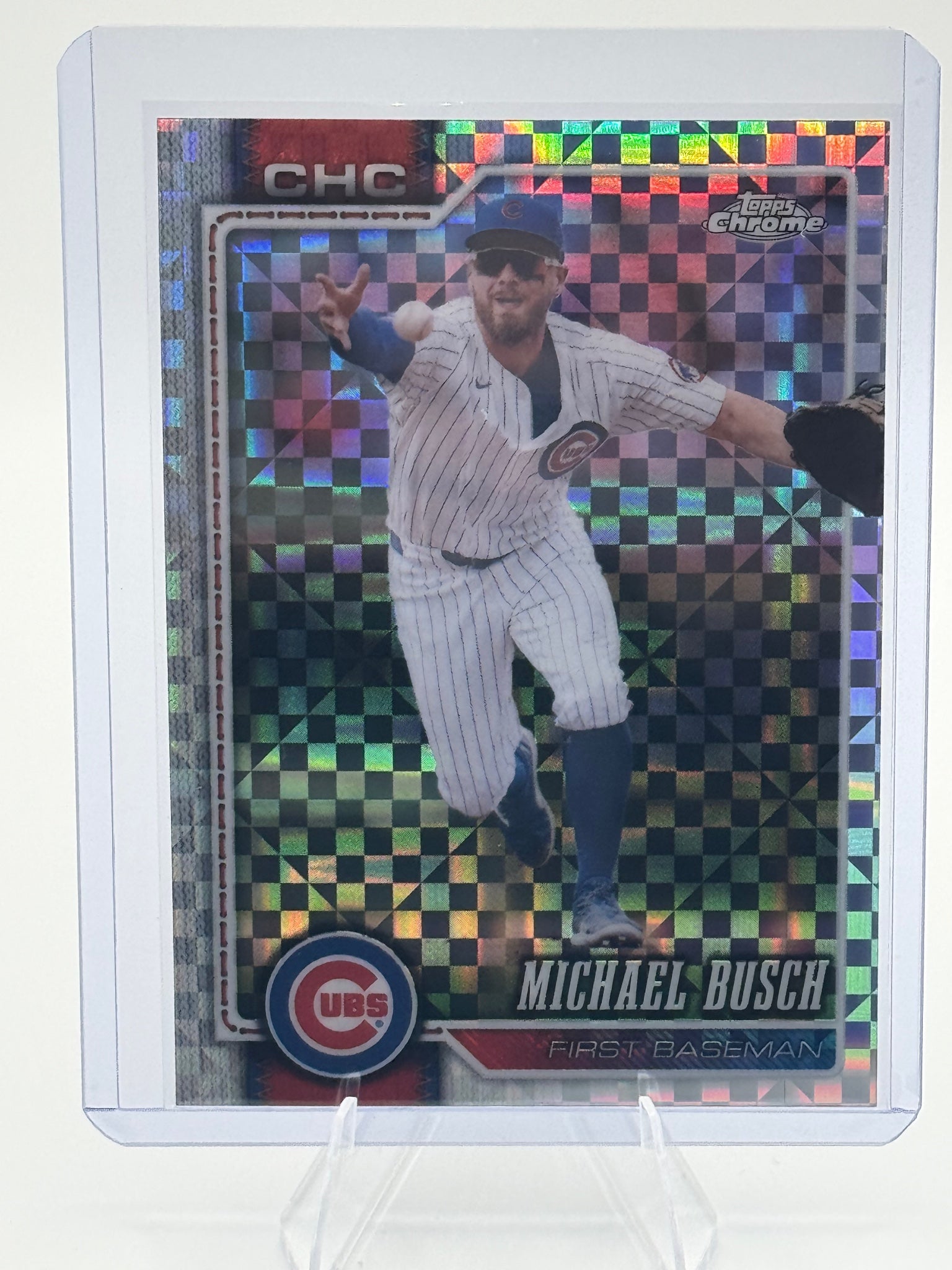 2026 Topps Chrome Michael Busch #26 X-Fractors Chicago Cubs Near Mint or Better