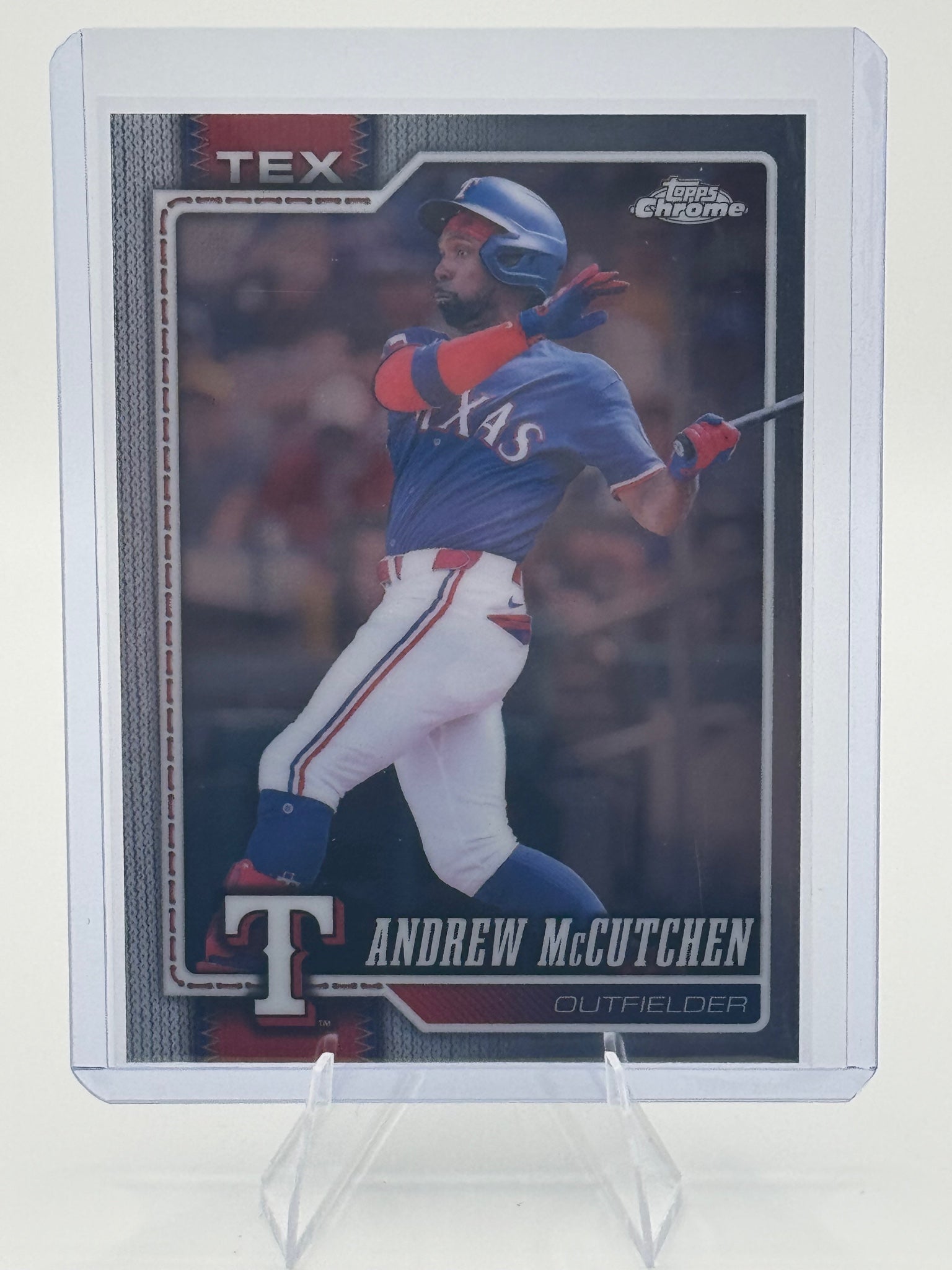 2026 Topps Chrome Andrew McCutchen #214 Texas Rangers Near Mint or Better