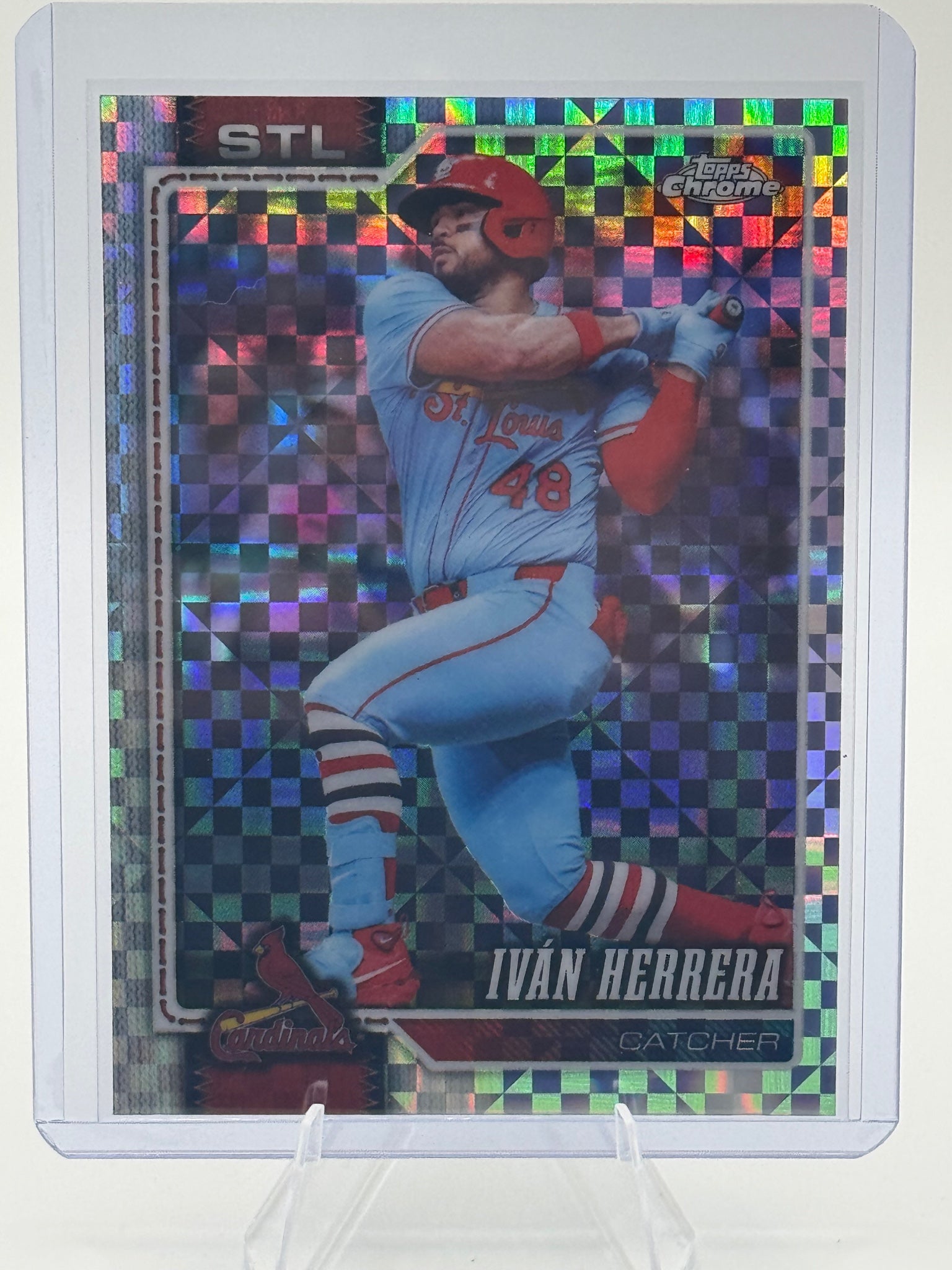2026 Topps Chrome Iván Herrera #82 X-Fractors St. Louis Cardinals NM