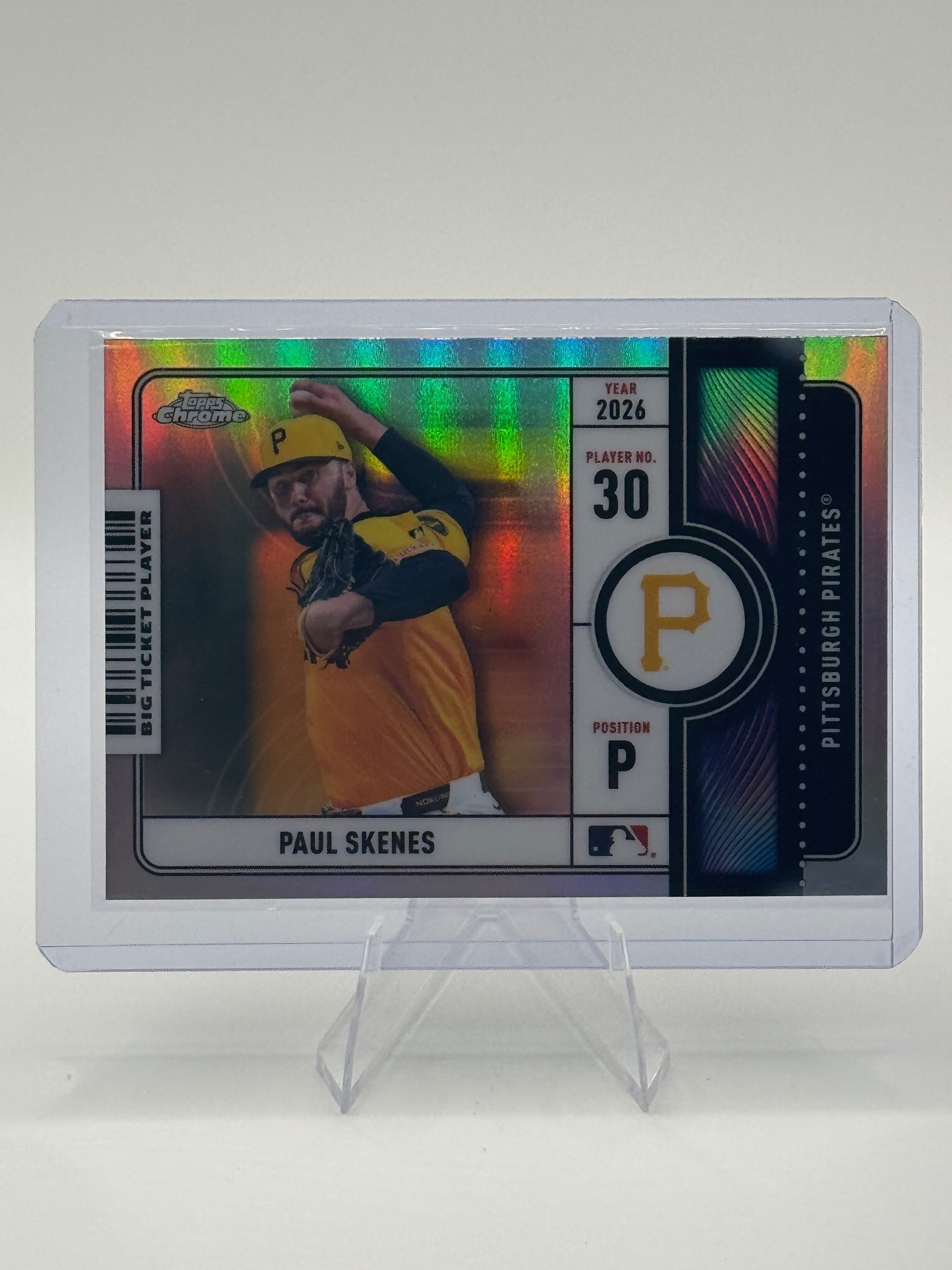 2026 Topps Chrome Paul Skenes #BTP-14 Big Ticket Players Pittsburgh Pirates NM