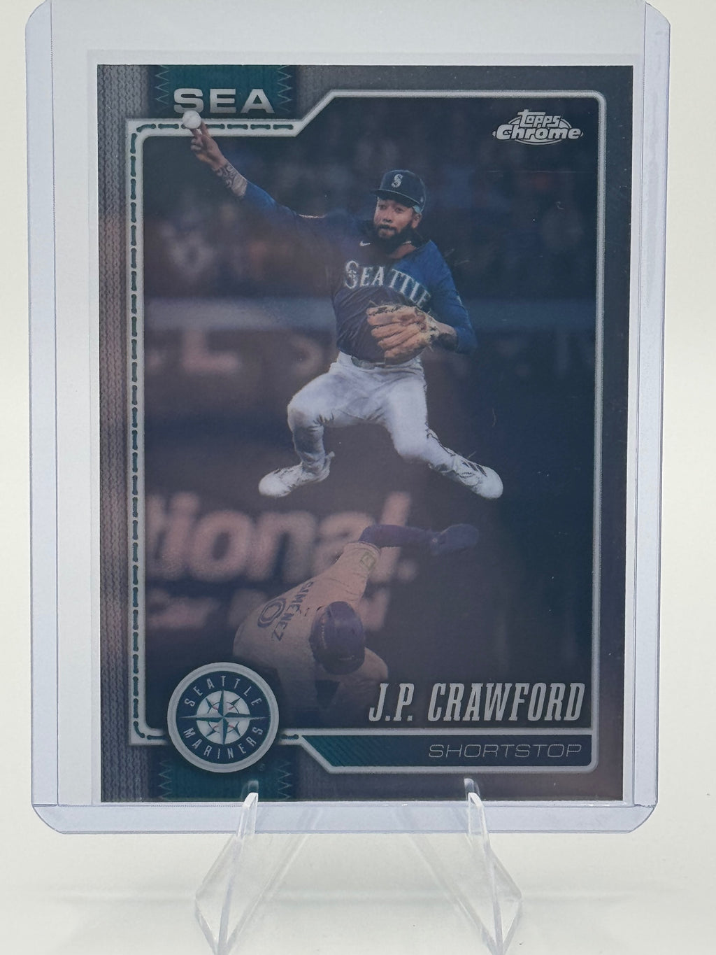 2026 Topps Chrome J.P. Crawford #471 Sandglitter Seattle Mariners Near Mint