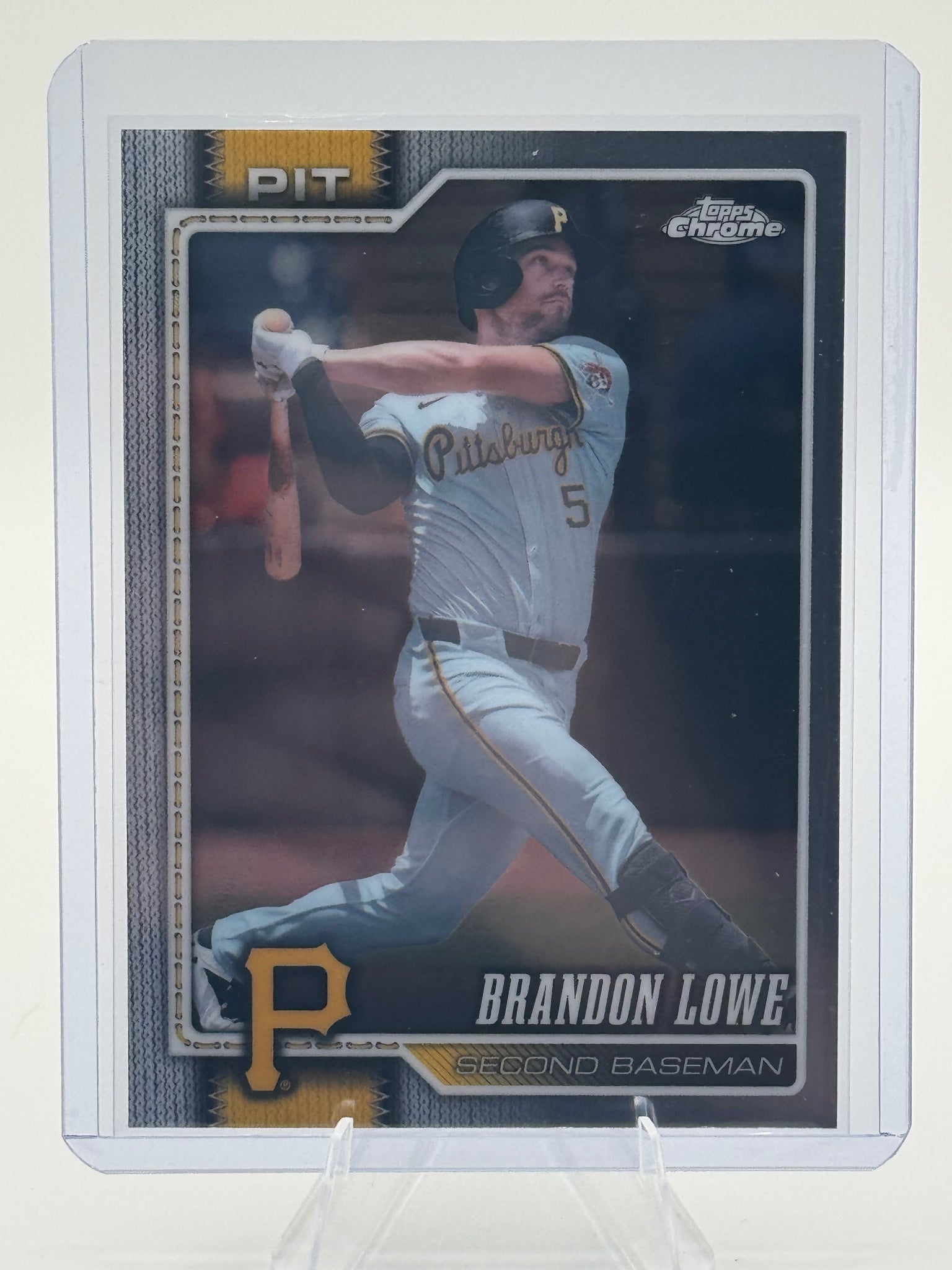 2026 Topps Chrome Brandon Lowe #72 Pittsburgh Pirates Near Mint or Better