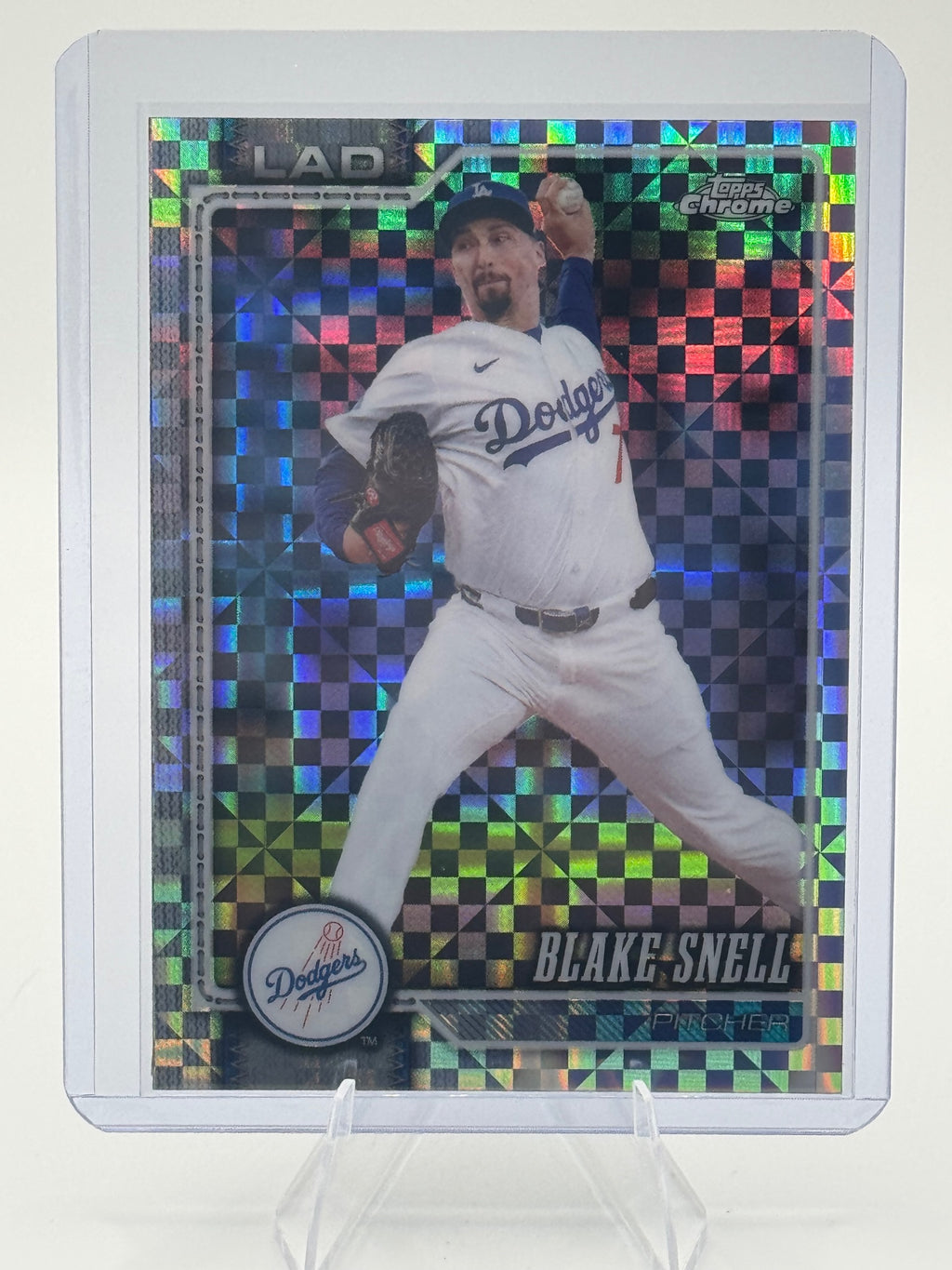 2026 Topps Chrome Blake Snell #278 X-Fractors Los Angeles Dodgers Near Mint