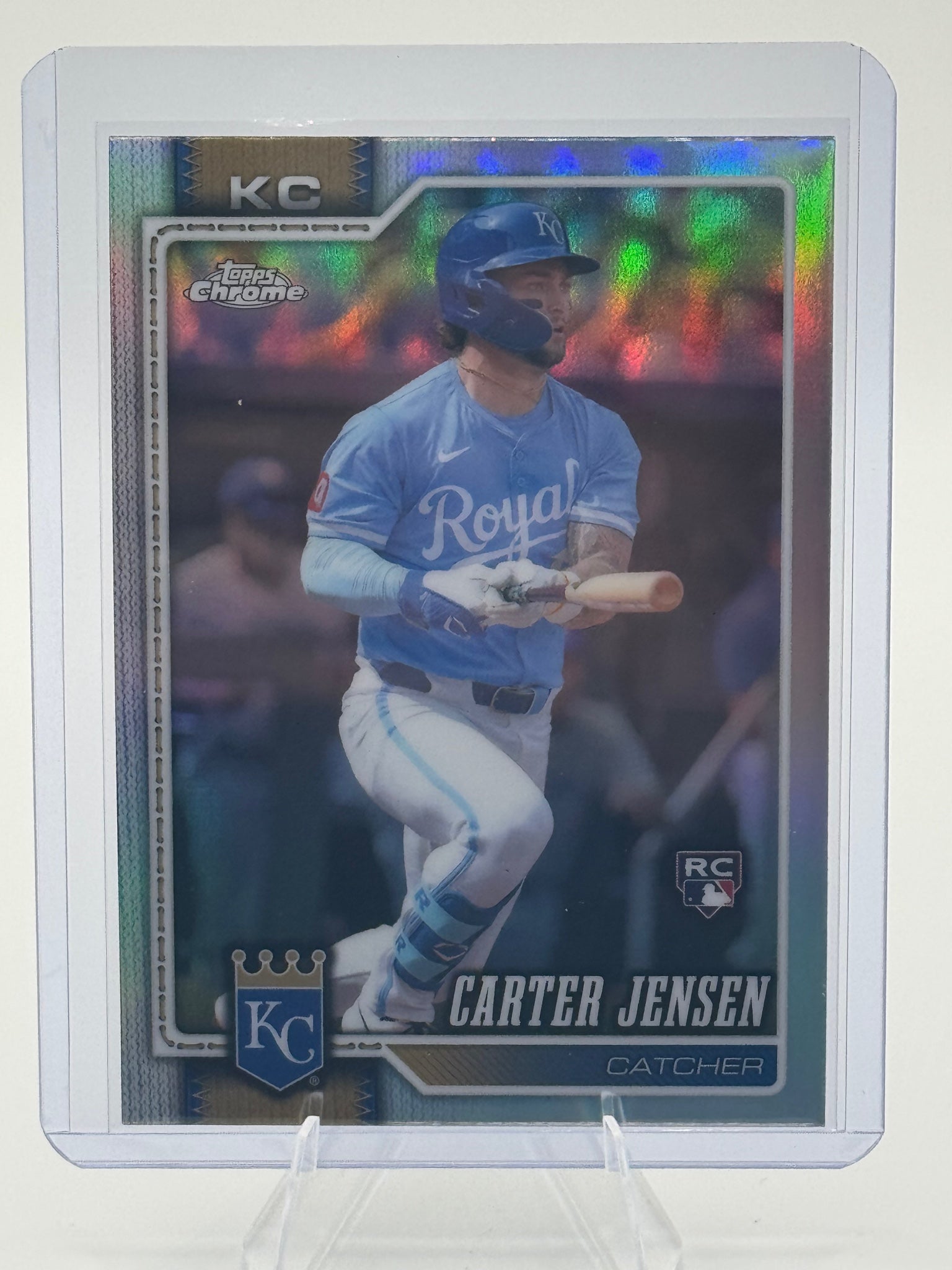 2026 Topps Chrome Carter Jensen #39 Refractors Kansas City Royals Near Mint