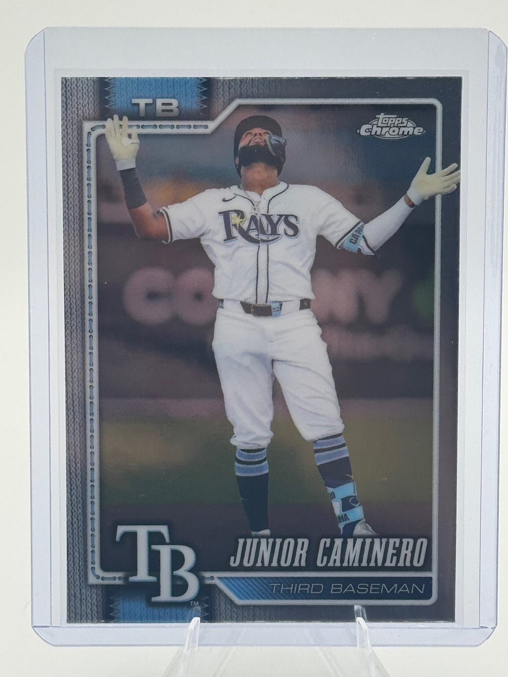 2026 Topps Chrome Junior Caminero #130 Tampa Bay Rays Near Mint or Better