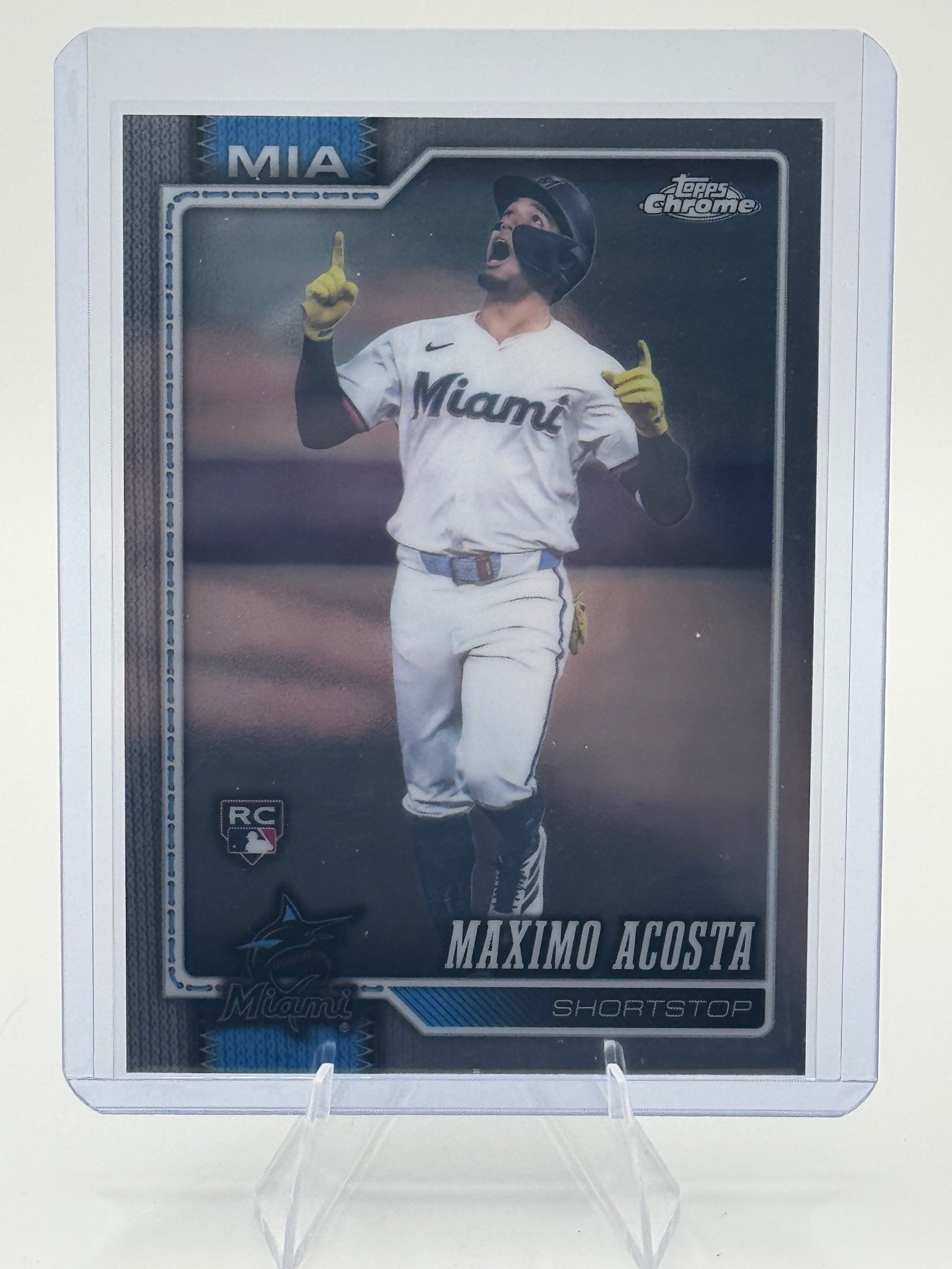 2026 Topps Chrome Maximo Acosta #239 Miami Marlins Near Mint or Better
