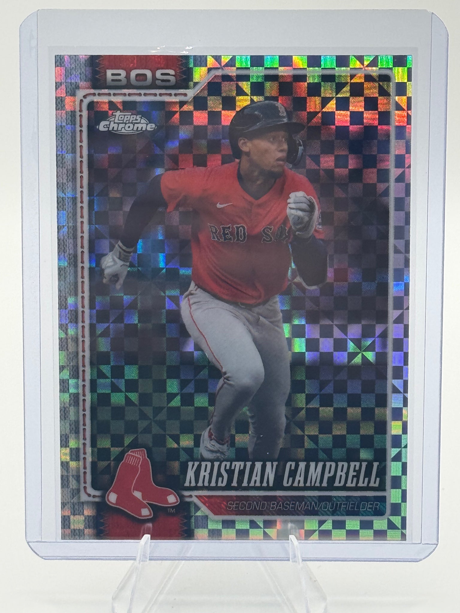 2026 Topps Chrome Kristian Campbell #282 X-Fractors Boston Red Sox Near Mint