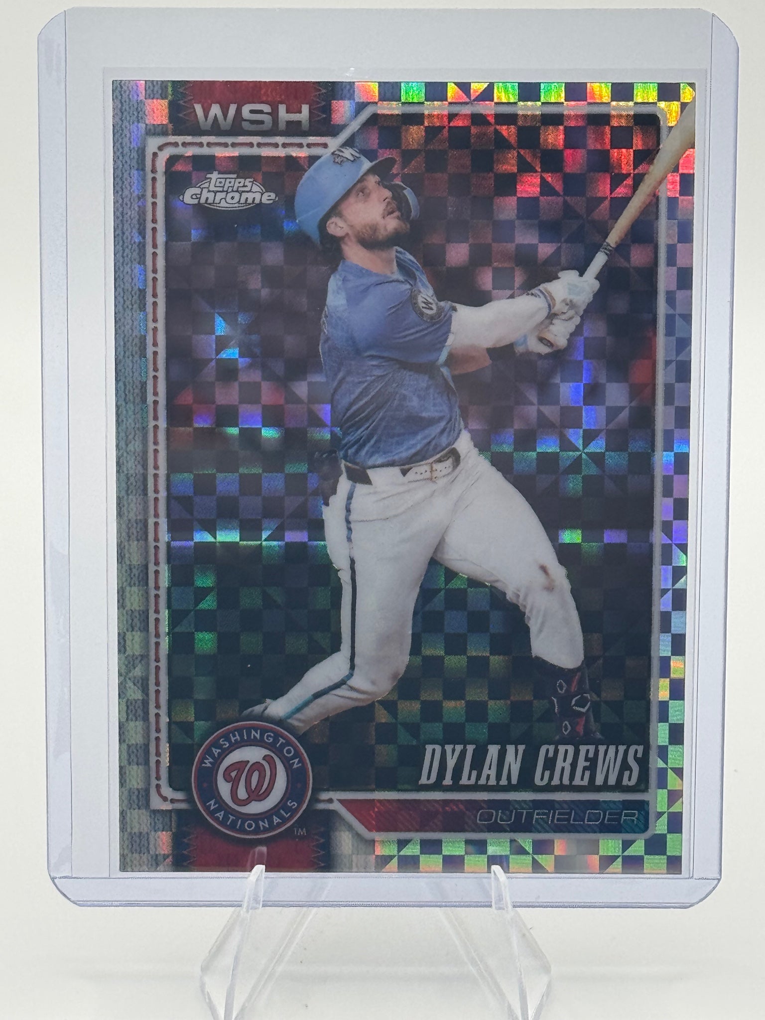 2026 Topps Chrome Dylan Crews #54 X-Fractors Washington Nationals Near Mint